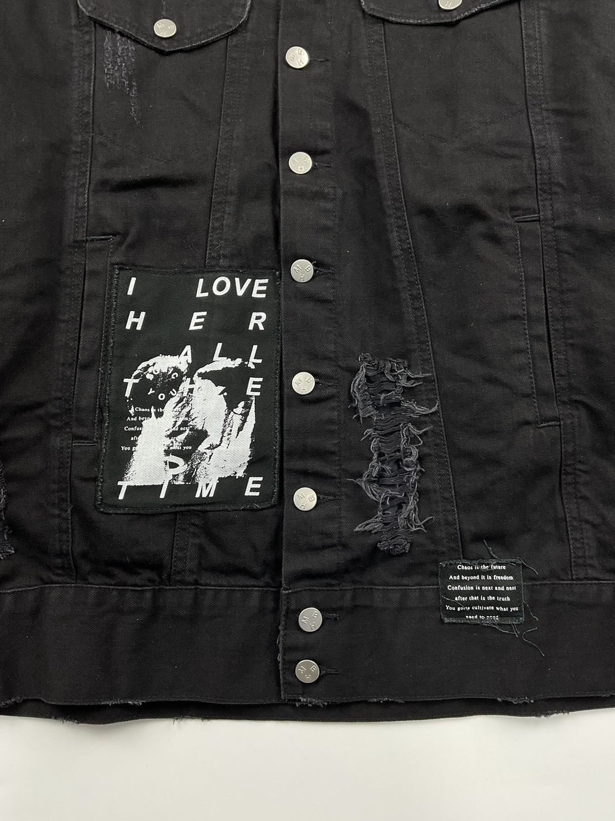 Misbhv MISBHV A/W'16-17 "Hard Core" Denim Jacket Size US L / EU 52-54 / 3 - 6 Thumbnail