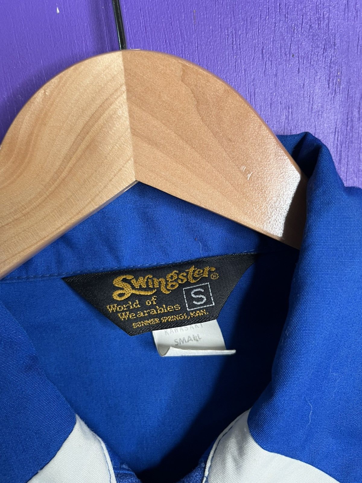 Swingster × Vintage Vintage 70s Swingster Kawasaki patch racing jacket Size US S / EU 44-46 / 1 - 4 Thumbnail