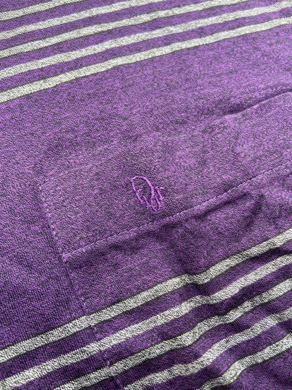 Christian Dior Monsieur 1990s Christian Dior Monsieur - Stripe Polo Shirt Size US XL / EU 56 / 4 - 4 Thumbnail