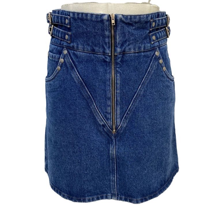 Miu Miu Miu Miu Denim Skirt Size 40 Size 27" / US 4 / IT 40 - 1 Thumbnail