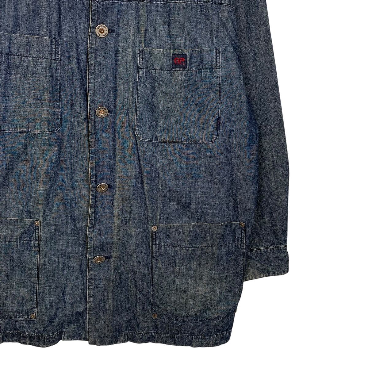 Japanese Brand Japanese Brand Papas Denim Jacket Size US XL / EU 56 / 4 - 4 Thumbnail
