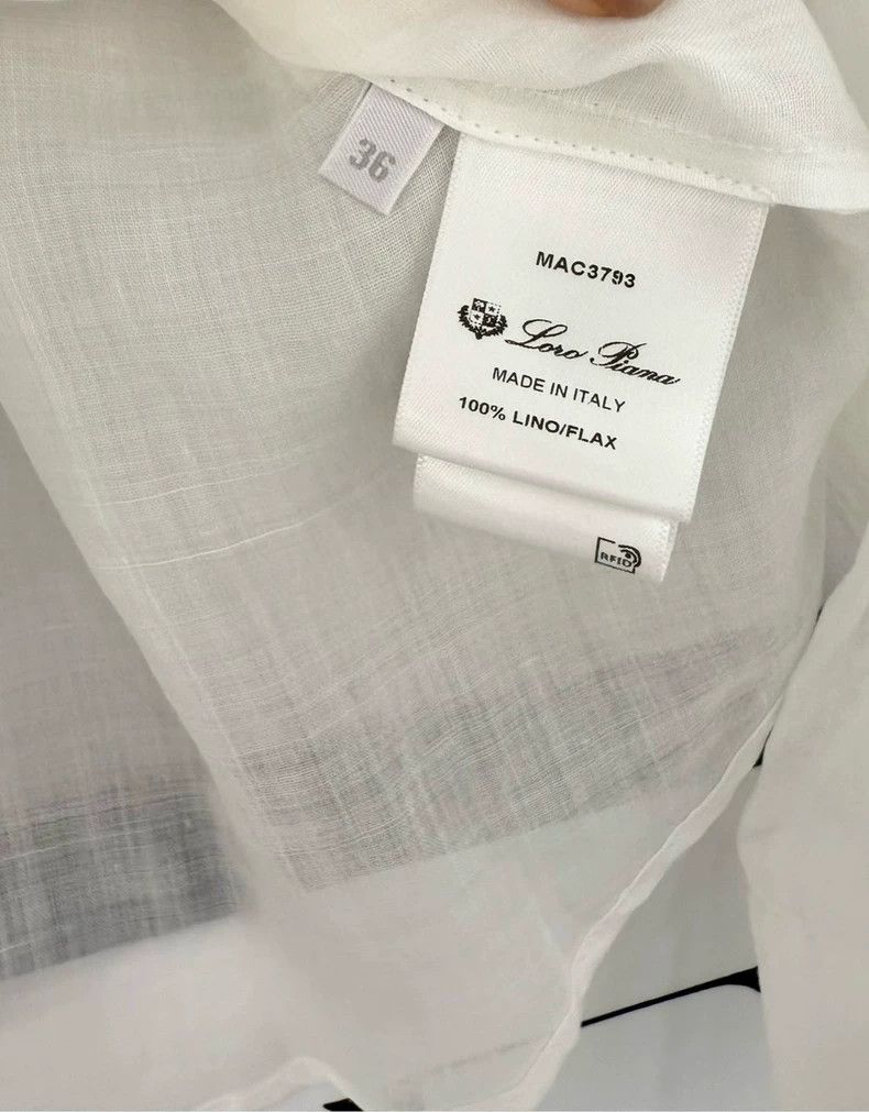 Loro Piana LORO PIANA Flax shirt set Size XXS / US 00 / IT 34 - 2 Thumbnail
