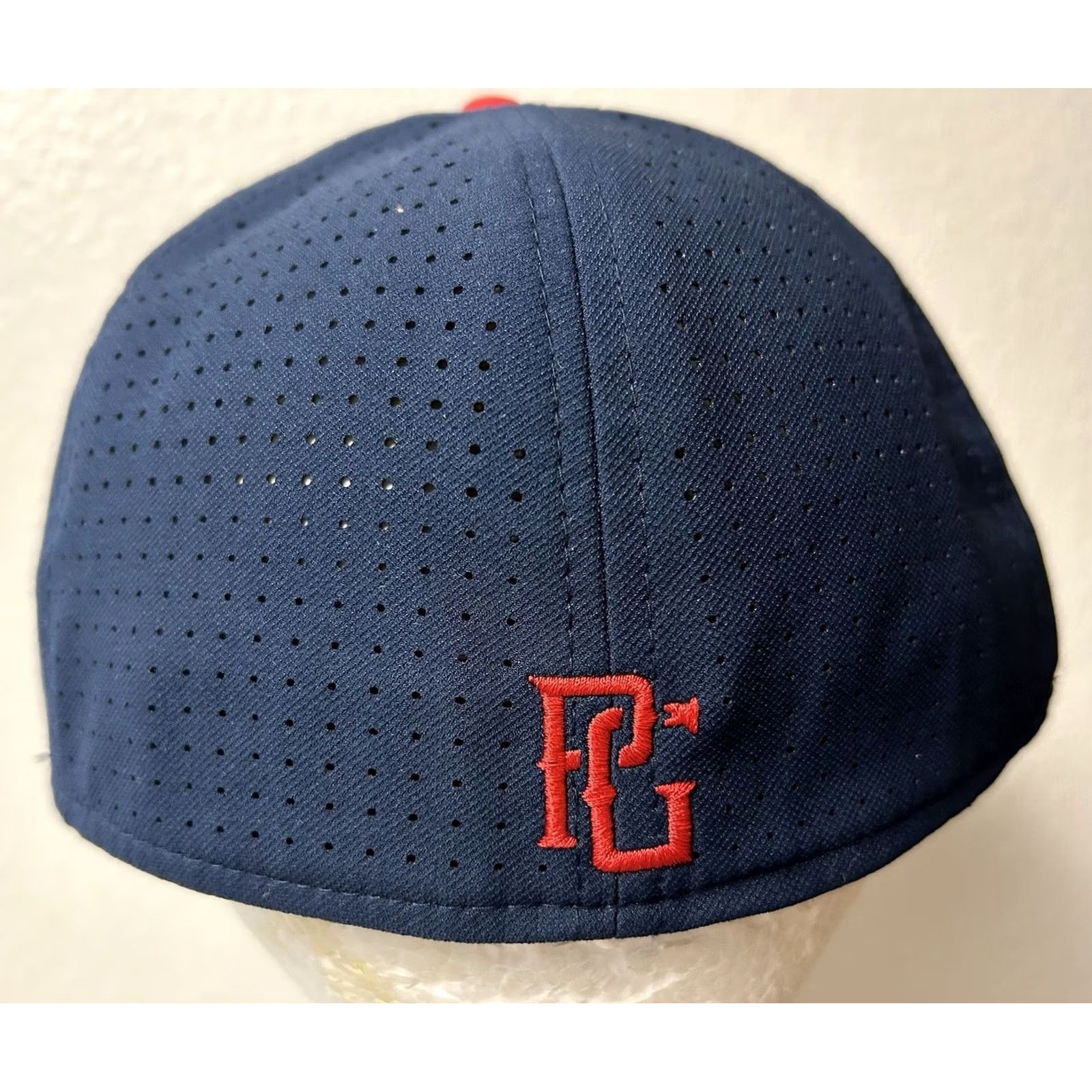 Vintage Patriotic Perfect Game Navy Red Fitted Hat M/L Baseball Cap Mens Size M/L Size ONE SIZE - 5 Thumbnail
