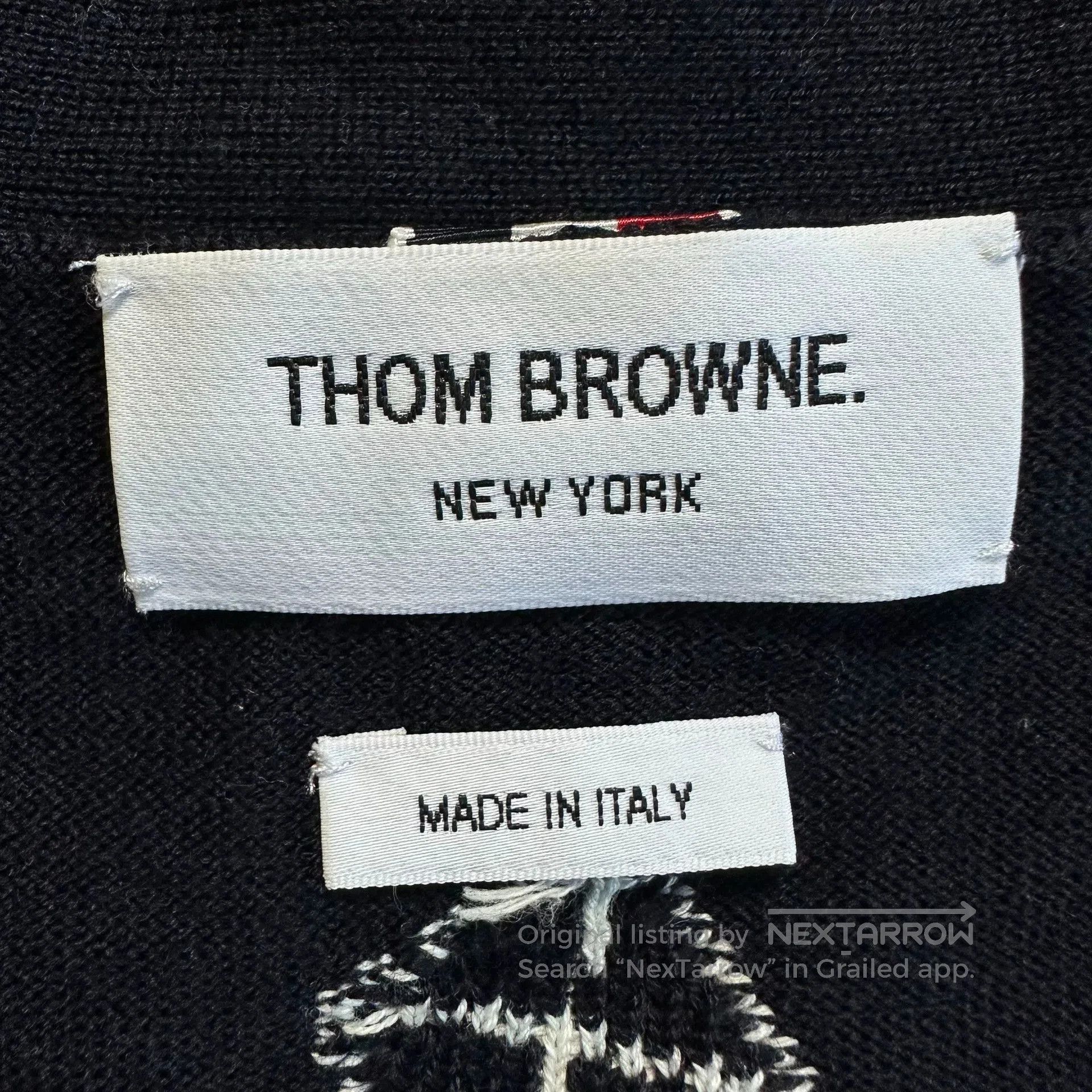 Thom Browne thom browne navy cardigan with kite print. Size US M / EU 48-50 / 2 - 4 Thumbnail