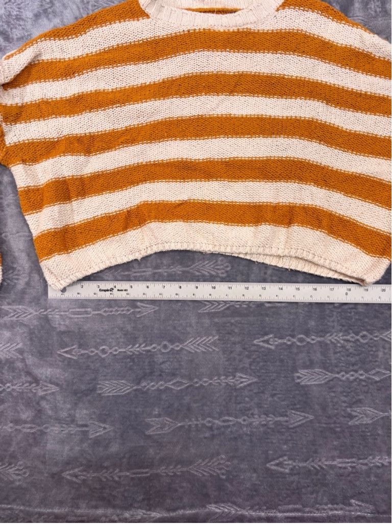 Billabong Women's Billabong Striped Sweater Size S Orange Beige Size XS / US 0-2 / IT 36-38 - 5 Thumbnail