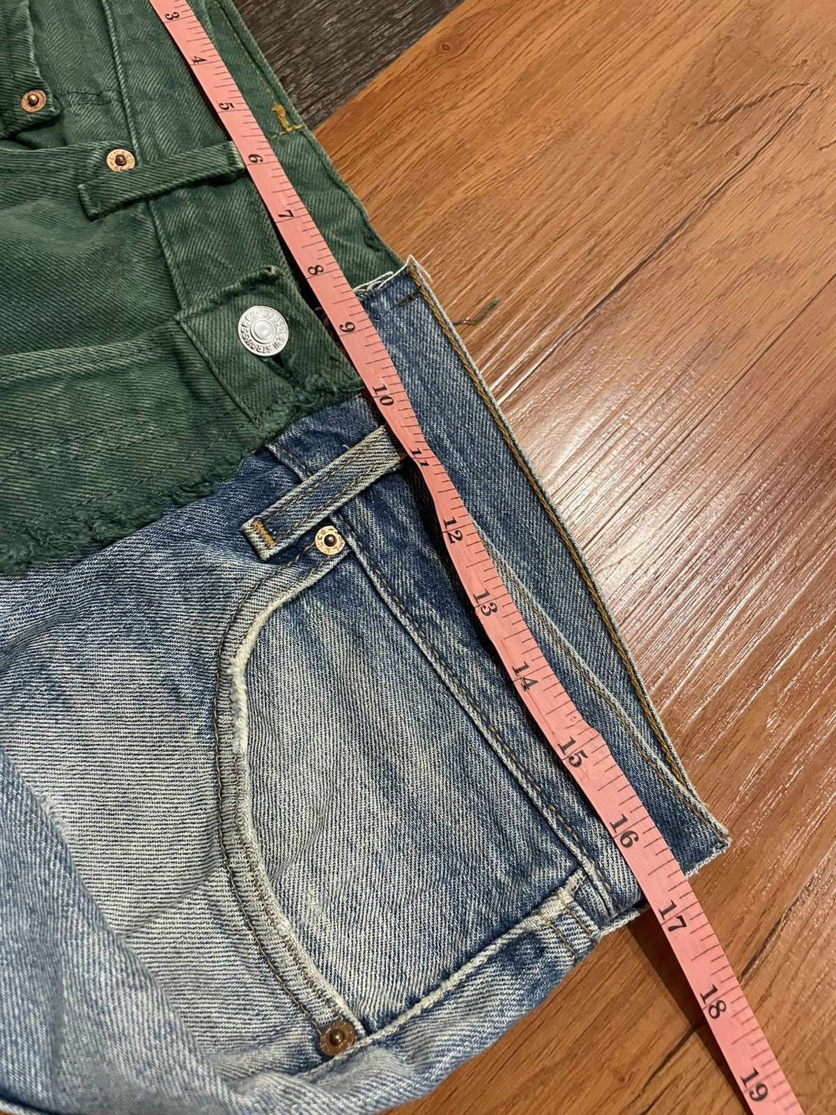 Levi's Vintage Clothing Vintage 501 Levis Made in Usa Custom Handmade Sashiko Boro Size US 32 / EU 48 - 12 Thumbnail