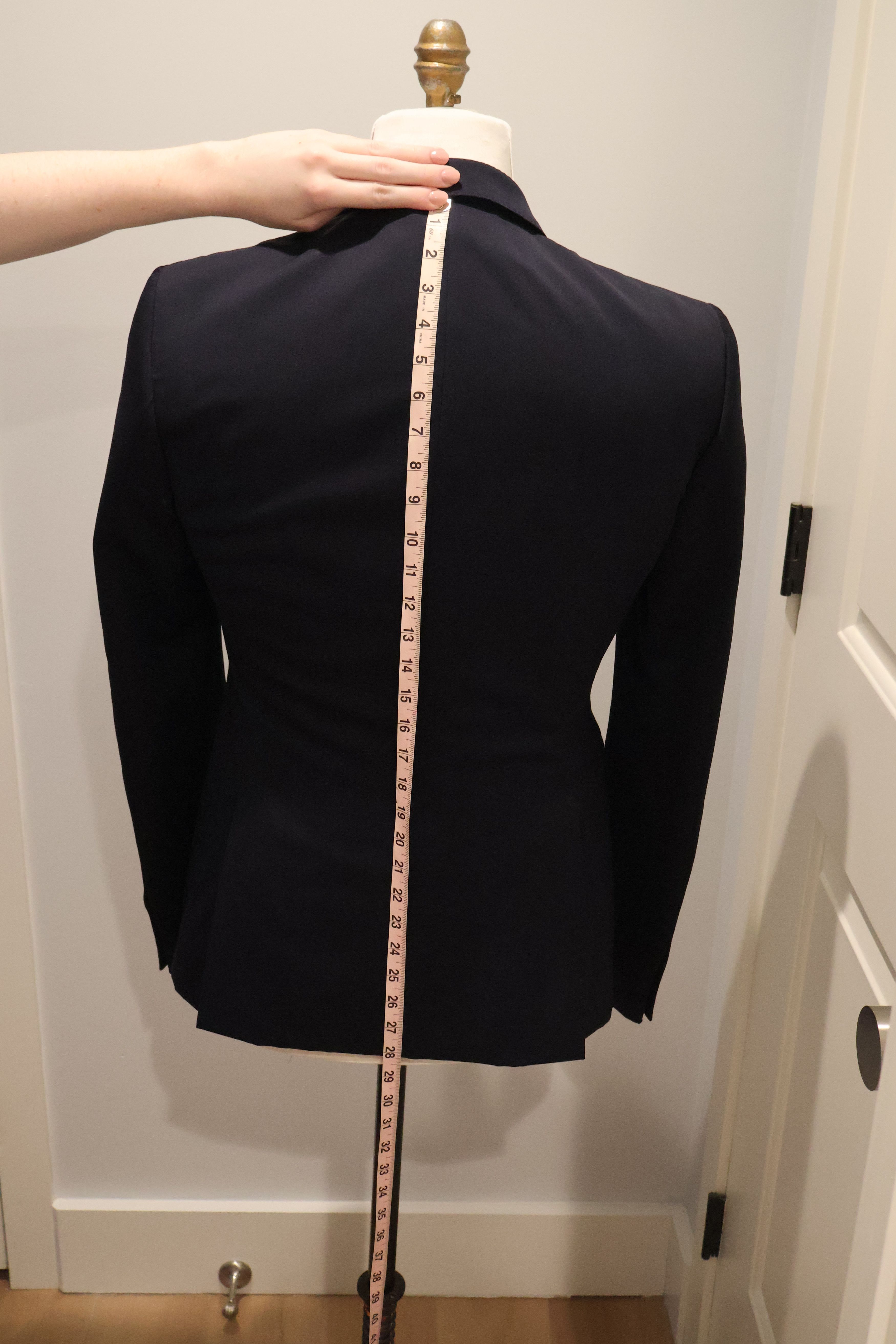 Burberry Prorsum Burberry Prosum navy wool tuxedo blazer - EU 50 Size 50R - 8 Thumbnail
