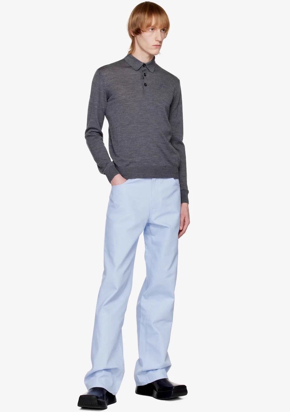 Raf Simons Raf Simons 2023 SS Men's Workwear Jeans Light Blue 30 Size US 30 / EU 46 - 1 Thumbnail
