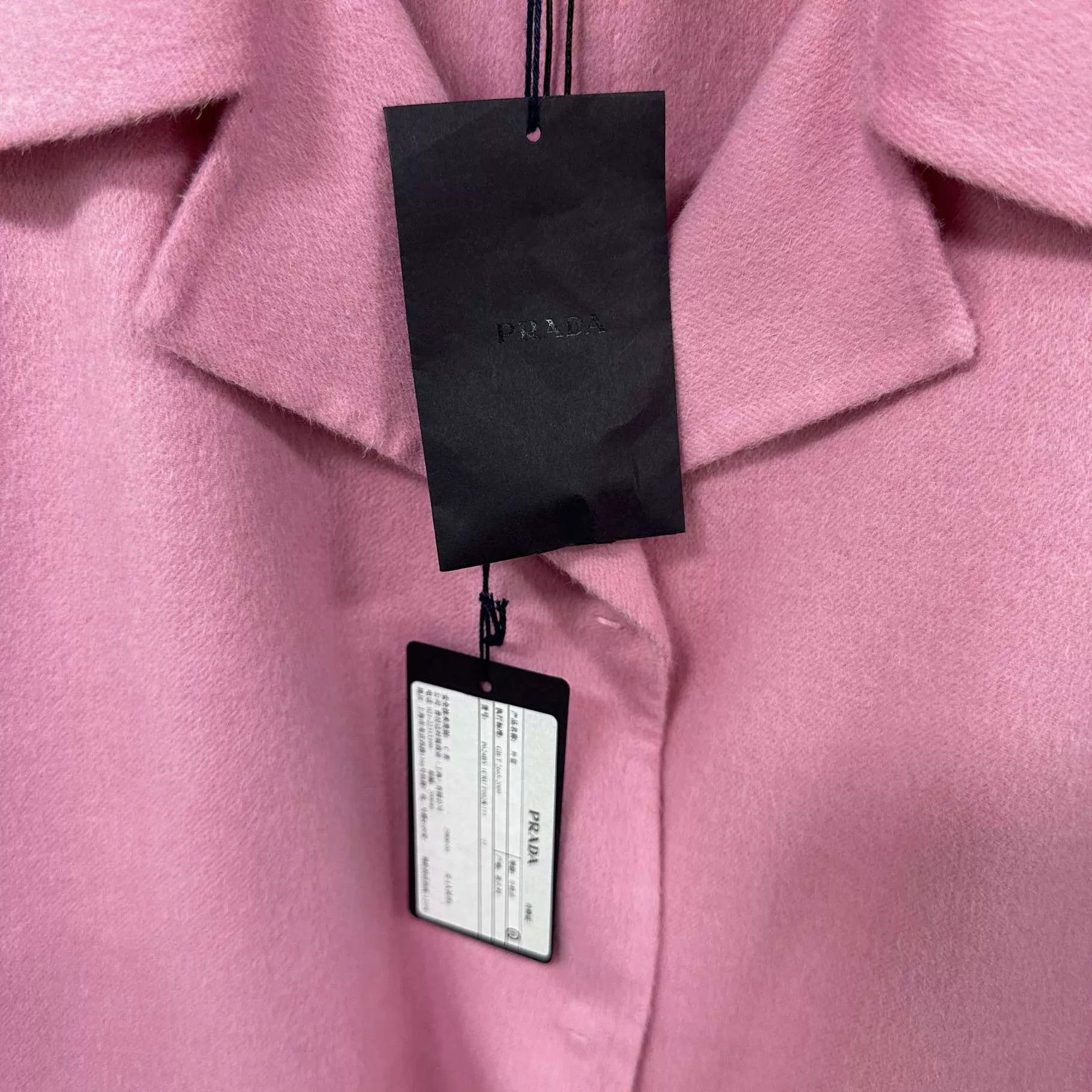 Prada PRADA Pink Wool Thin Overcoat Size 44 Size M / US 6-8 / IT 42-44 - 4 Thumbnail