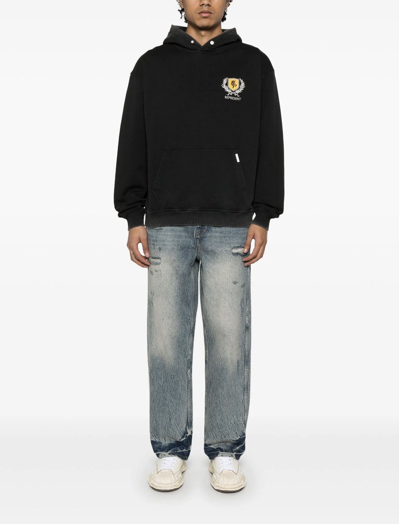 Represent Clo. Represent R3 Distressed Baggy Jeans Blue W33 – Premium Size US 33 - 20 Thumbnail