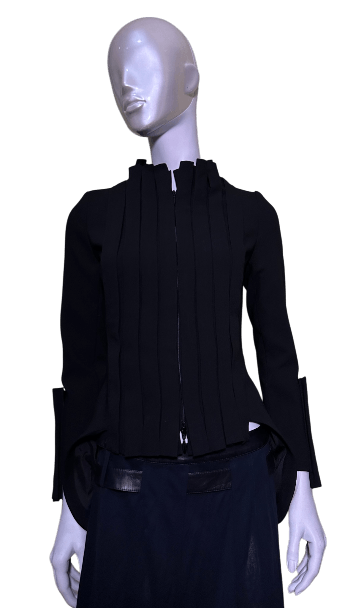 ANNE FONTAINE Secret Tuxedo Jacket in Black Size S / US 4 / IT 40 - 6 Thumbnail