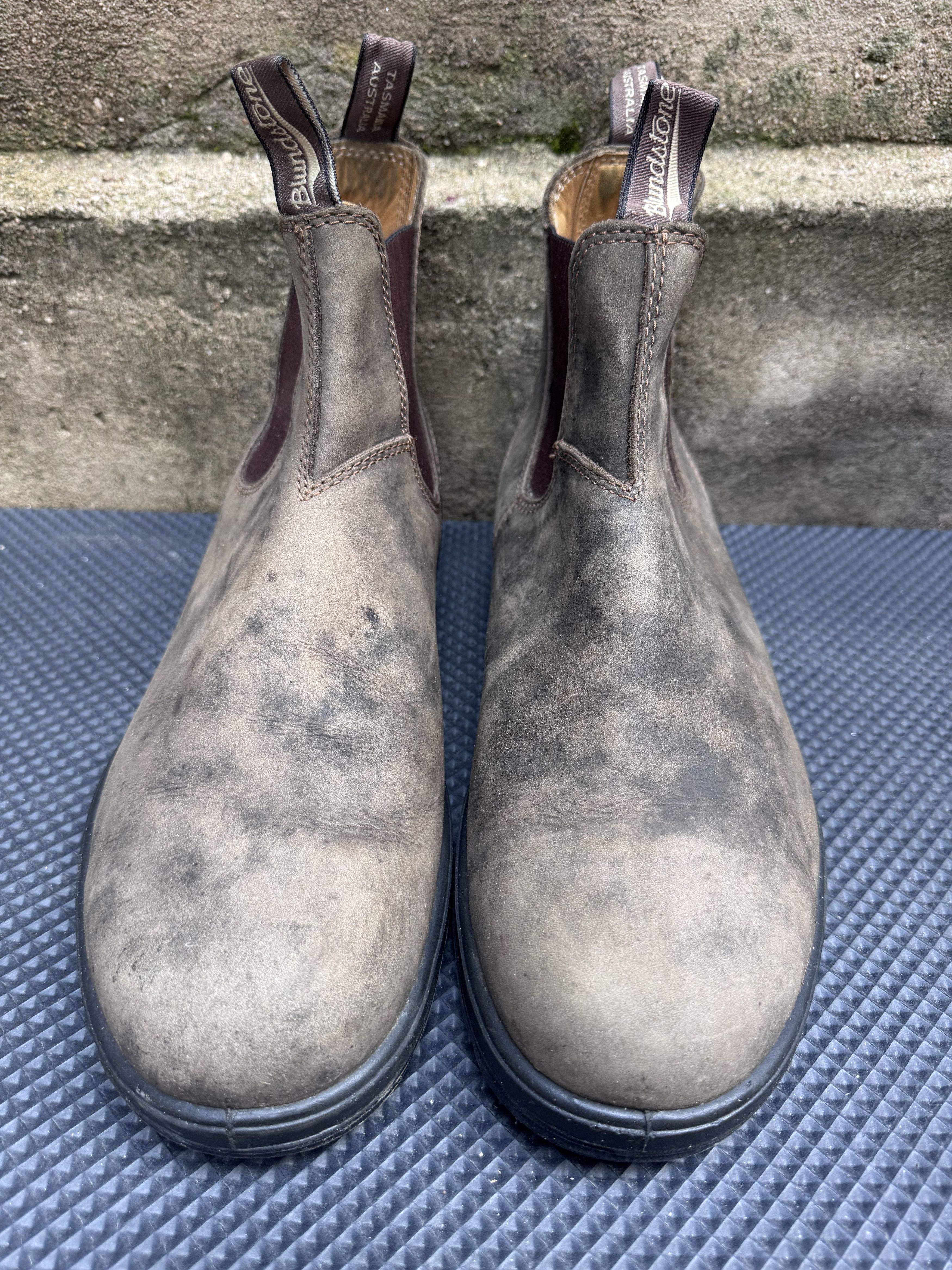 Blundstone Blundstone 587 Chelsea Boots Leather Line In Rustic Brown Size US 13 / EU 46 - 3 Thumbnail