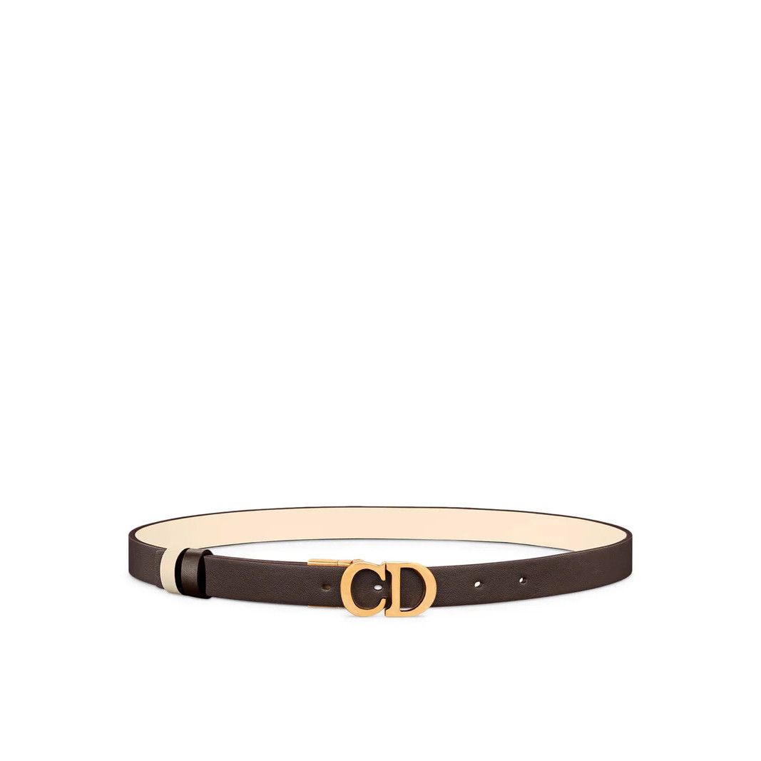 Dior DIOR $690 Brown Saddle Reversible Leather Belt New & Authent Size ONE SIZE - 2 Thumbnail