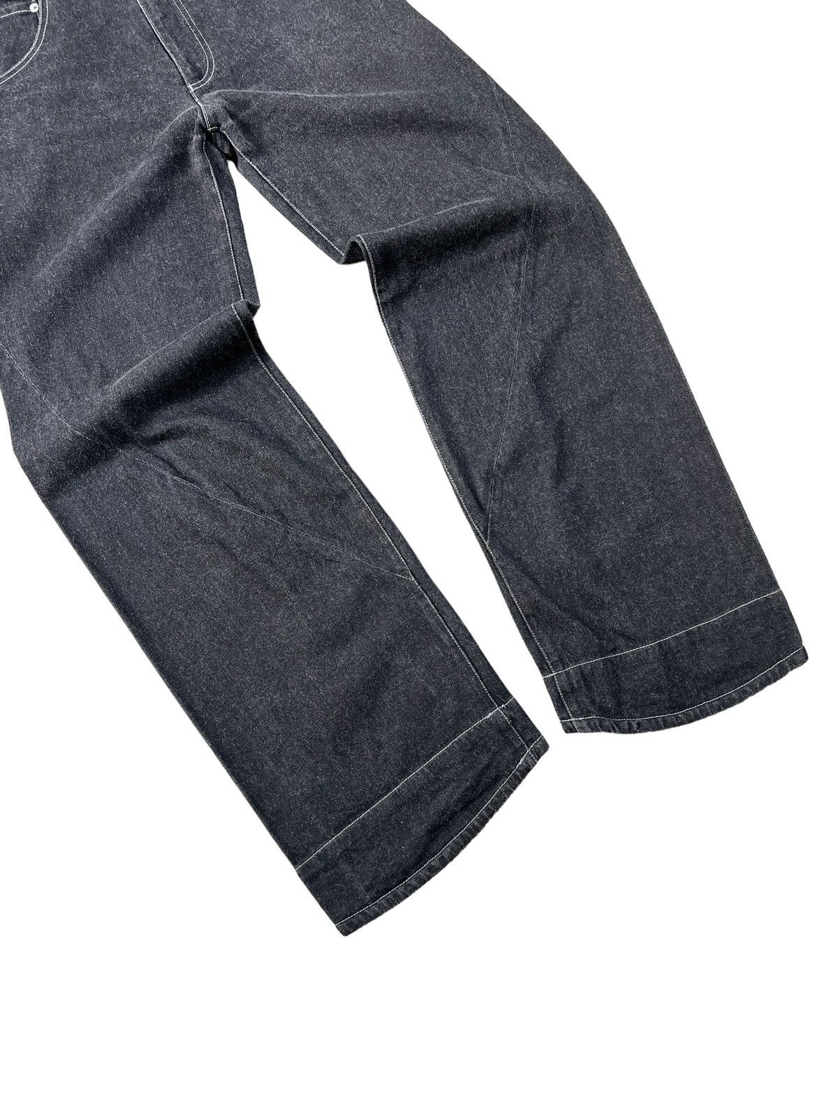 BERNINGS SHO Bernings Sho Wide Leg Reconstructed Jeans Size US 31 - 7 Thumbnail