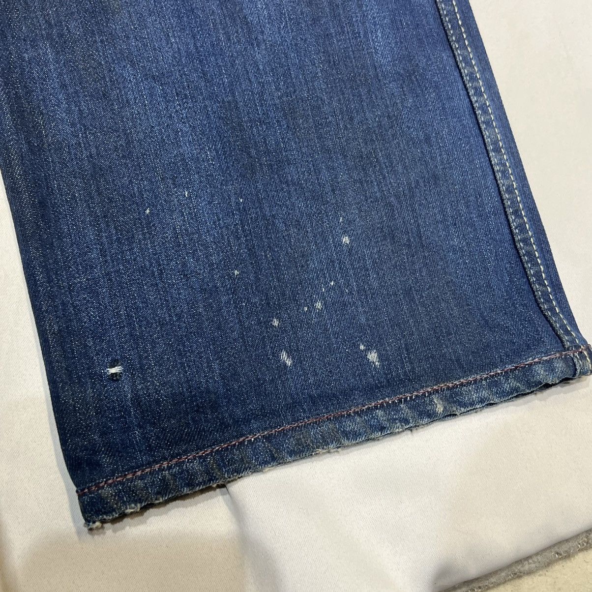 Diesel 00s Diesel Levan Straight Leg Dirty Wash Jeans Size US 30 / EU 46 - 16 Thumbnail