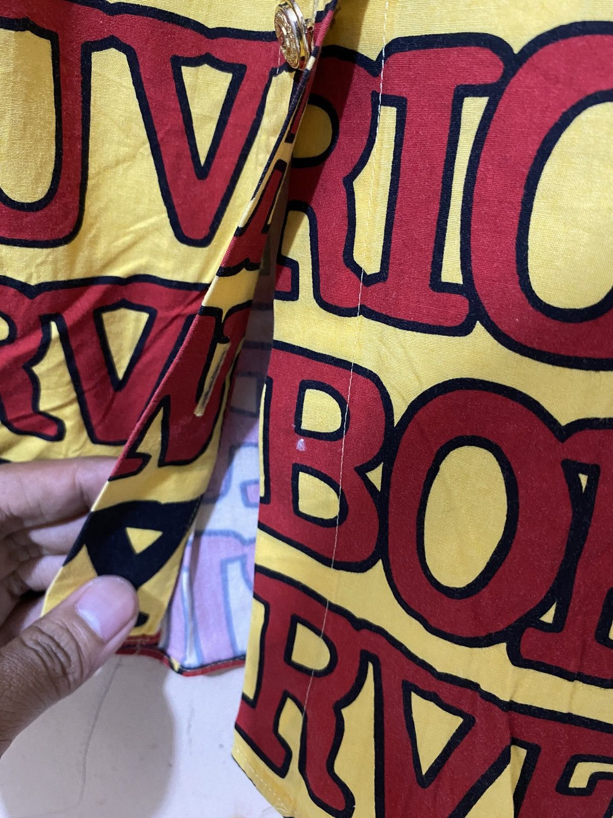 Moschino Moschino Jeans All Over Print Button Shirt Size M / US 6-8 / IT 42-44 - 5 Thumbnail