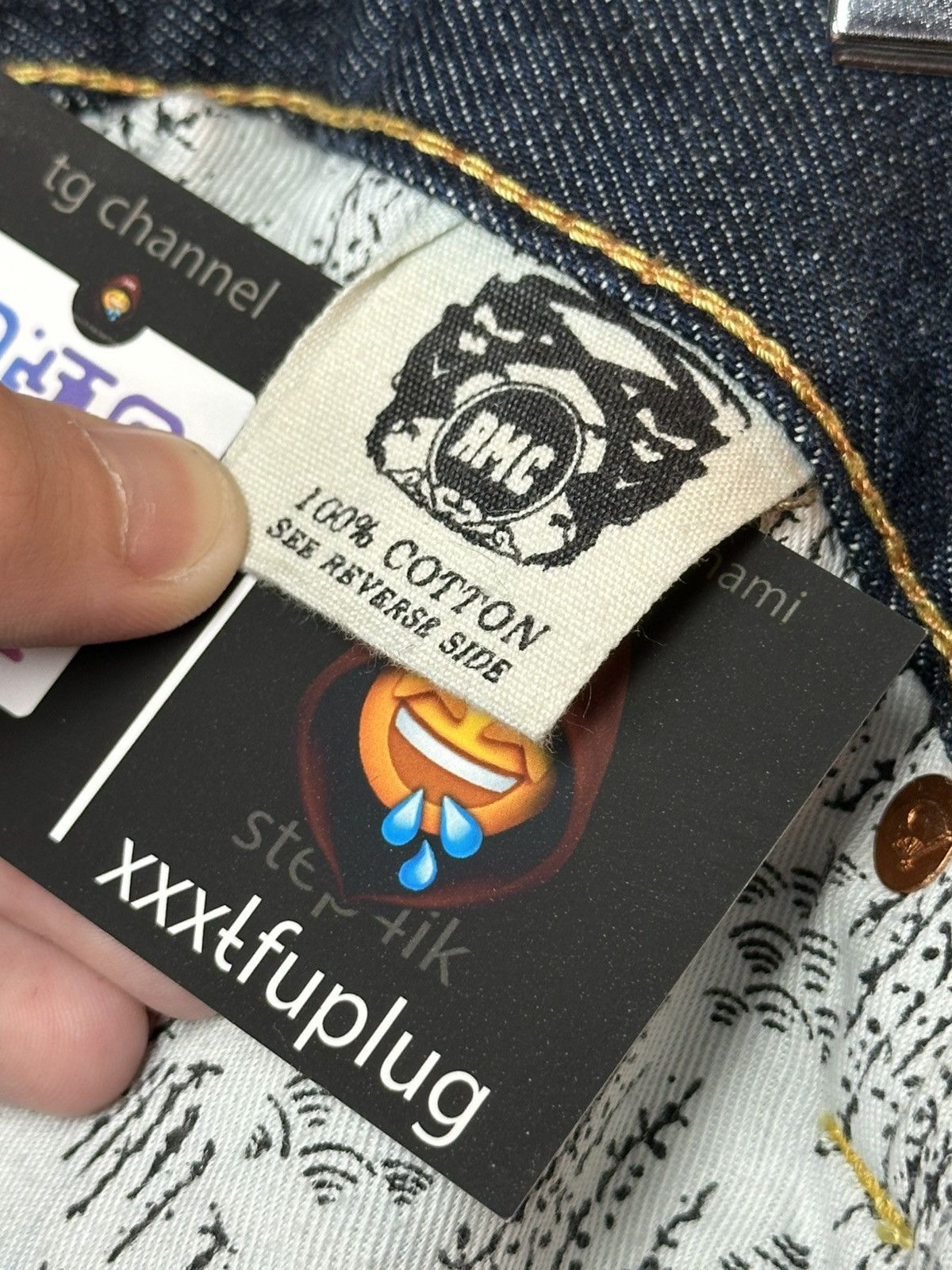 RMC Jeans × Red Monkey RMC 2008 “Erotic Ukiyo-e Collection” 1001 Archive Denim Size US 30 / EU 46 - 10 Thumbnail