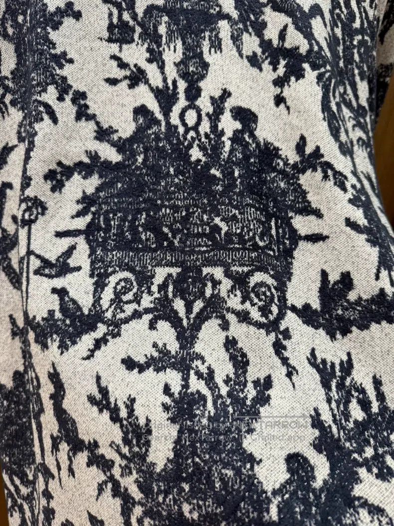 Dior Dior Black and white jacquard knitwear sweater Size S / US 4 / IT 40 - 3 Thumbnail