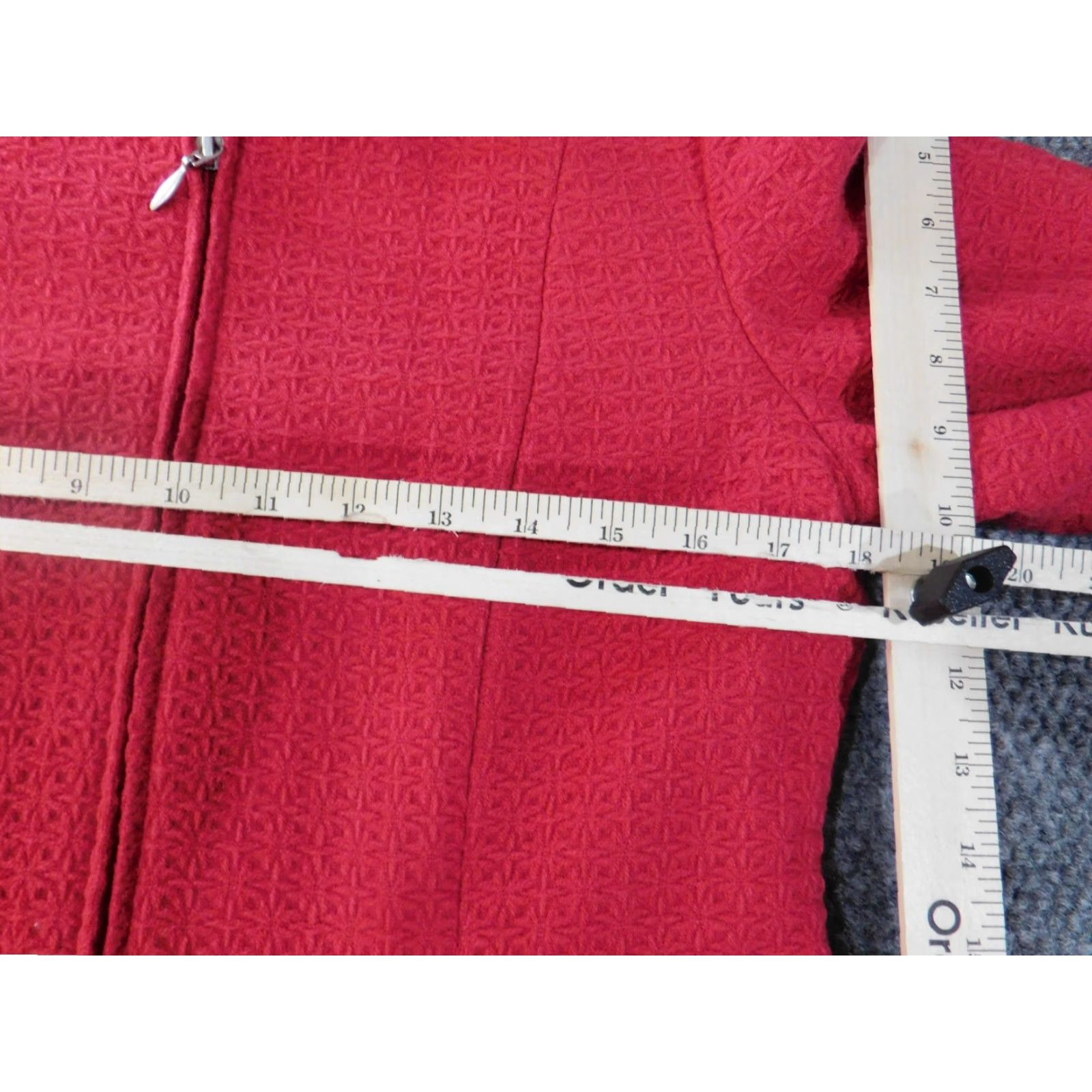 Coldwater Creek ColdWater Creek Jacket Womens 6 Pink Zip Knit Lined Acrylic Zip Closure Winter Casual Regular Fit Size M / US 6-8 / IT 42-44 - 5 Thumbnail