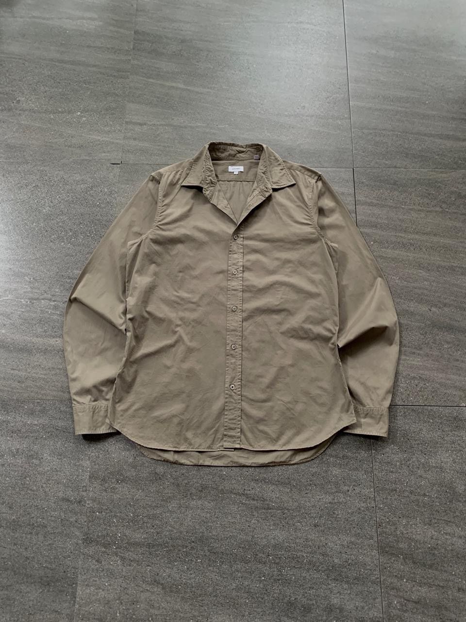 Jil Sander FREE TAX! Treated Thick Cotton Shirt Size US M / EU 48-50 / 2 - 1 Thumbnail