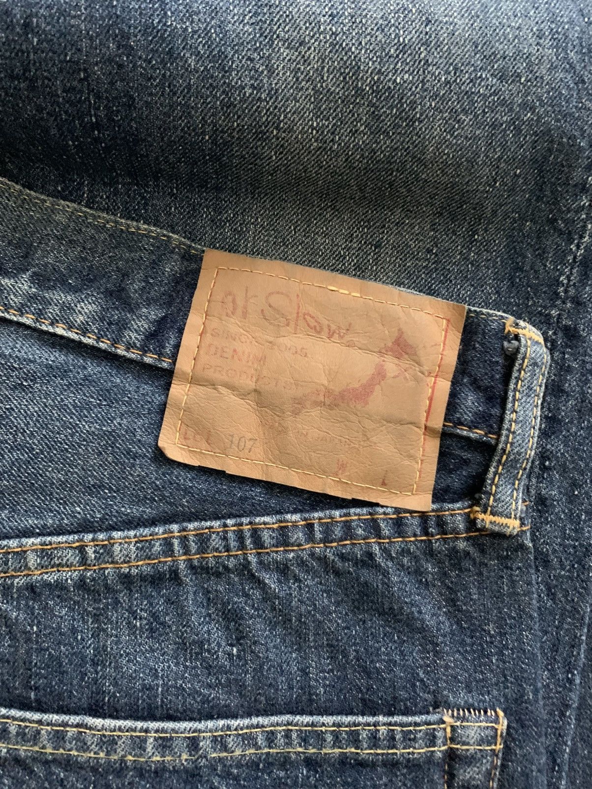 Orslow Orslow Lot 107 Ivy Slim Fit Blue Jeans Size US 30 / EU 46 - 4 Thumbnail