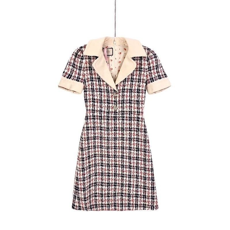 Gucci Gucci Tweed Mini Dress IT 36 Size XS / US 0-2 / IT 36-38 - 1 Thumbnail