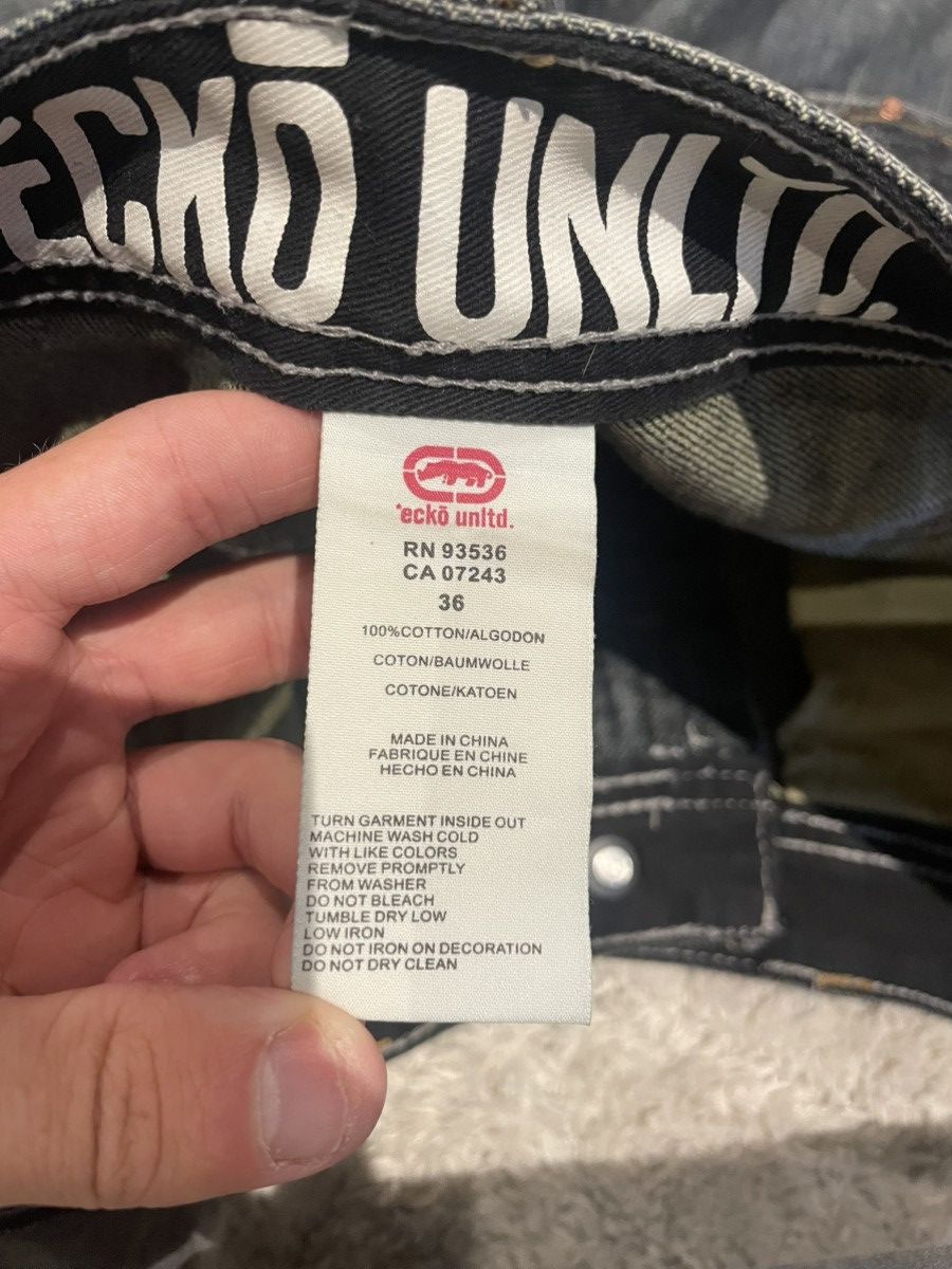 Ecko Unltd. Ecko Unltd Baggy Y2K Jeans – Rare Vintage Size 36 Size US 36 / EU 52 - 4 Thumbnail