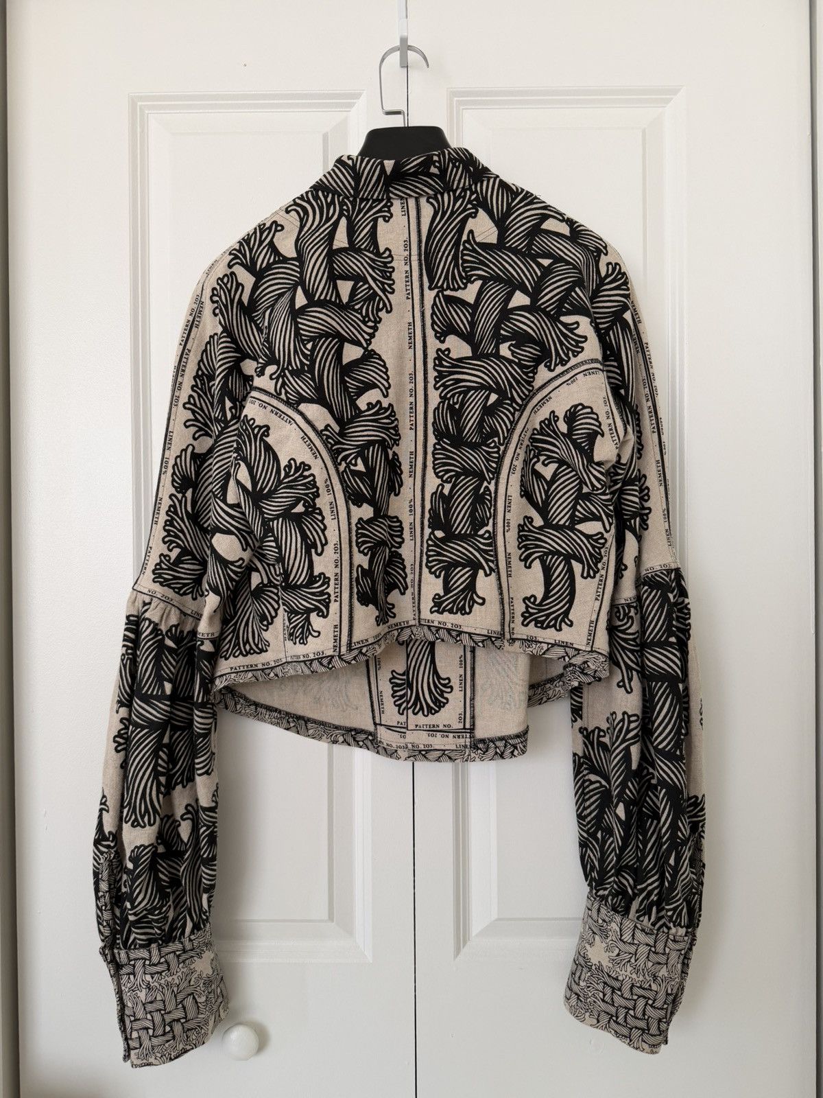 Christopher Nemeth Linen Shirt with Rope Print Size US S / EU 44-46 / 1 - 3 Thumbnail