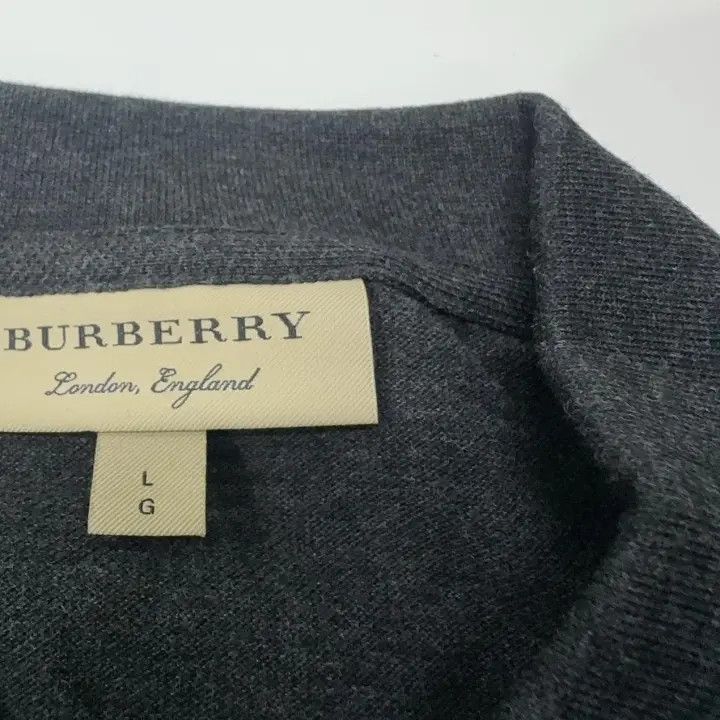 Burberry Burberry Burberry Grey Short Sleeve Polo Shirt-2507 Size US L / EU 52-54 / 3 - 6 Thumbnail