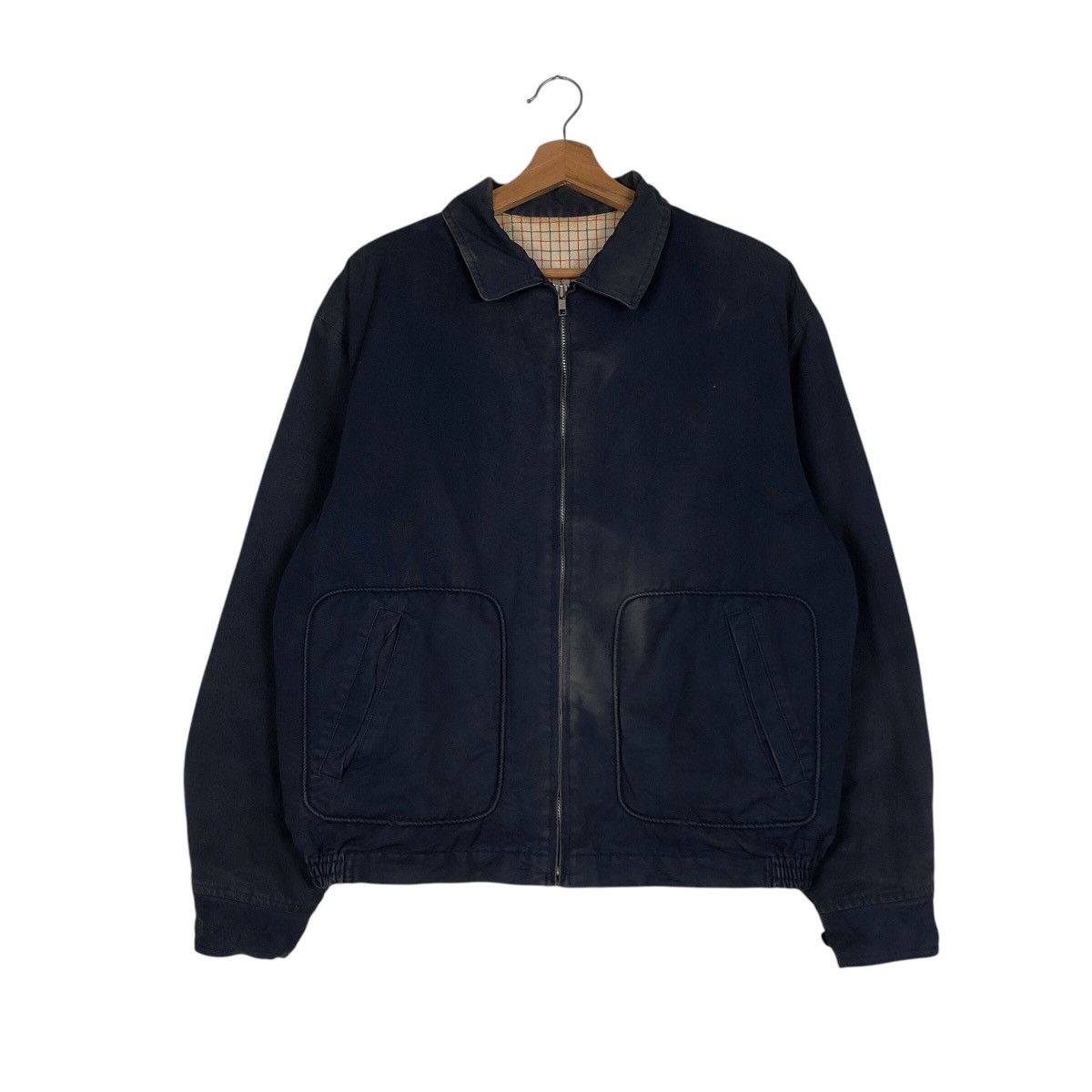 Japanese Brand 📌Vintage Bomber Jacket Van Jac Big Logo Spell Out Size US L / EU 52-54 / 3 - 3 Thumbnail