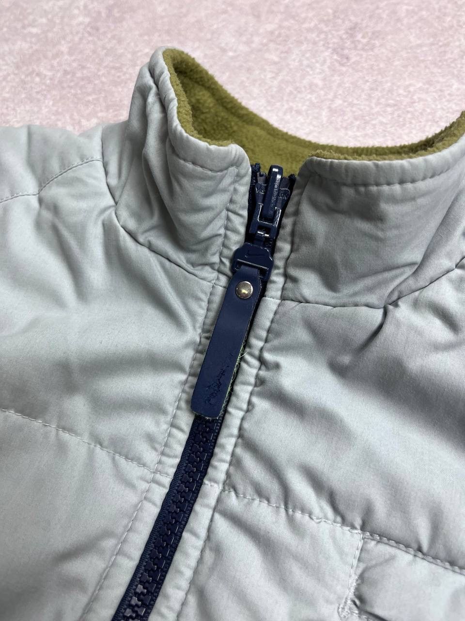 Nike Vintage Nike Swoosh Fleece Nylon Recersible Vest M Size US M / EU 48-50 / 2 - 10 Thumbnail