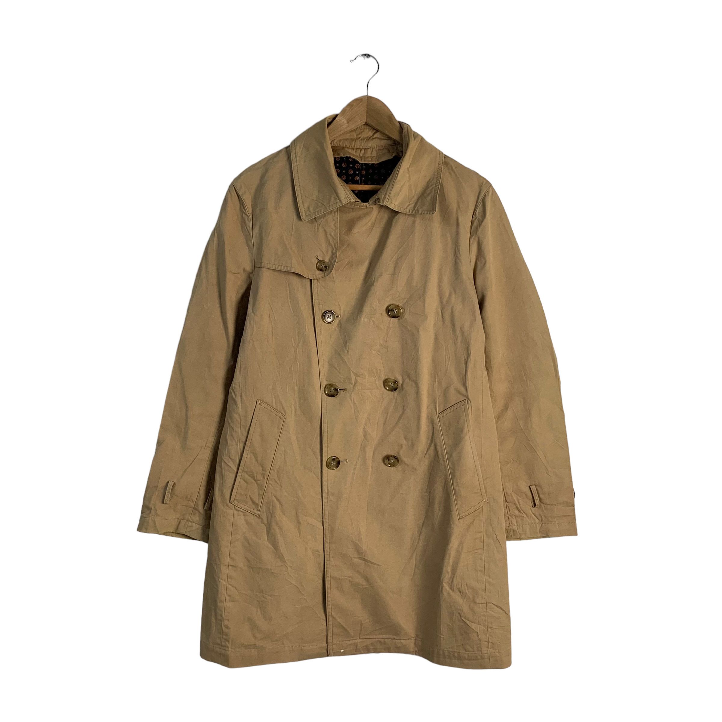 Takeo Kikuchi Takeo Kikuchi Double Breast Trench Coat Size US M / EU 48-50 / 2 - 1 Thumbnail