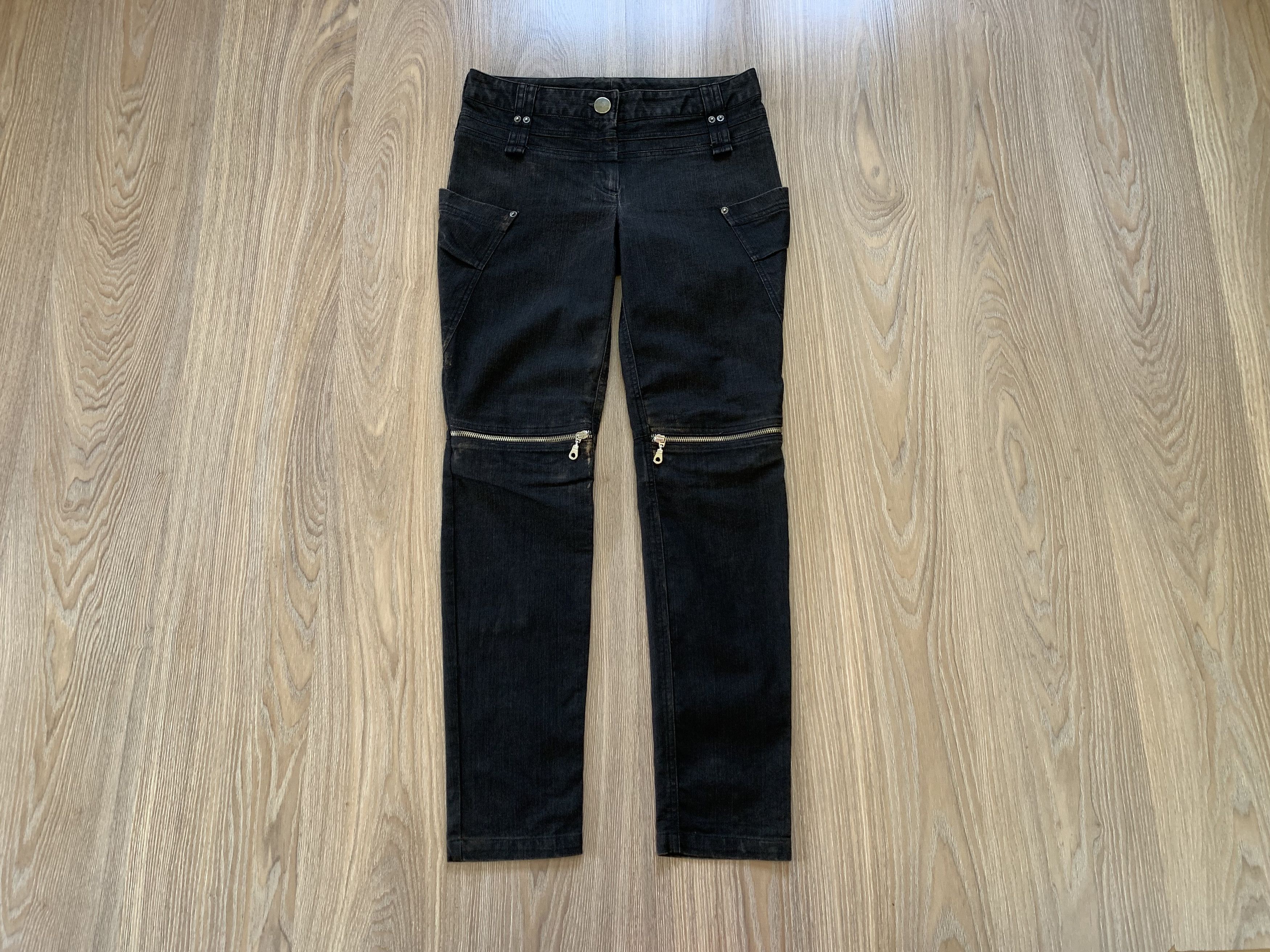 Designer × Handmade Designer Iryna Duch Women’s Handmade Zip Beads Jeans Size 30" / US 8 / IT 44 - 11 Thumbnail