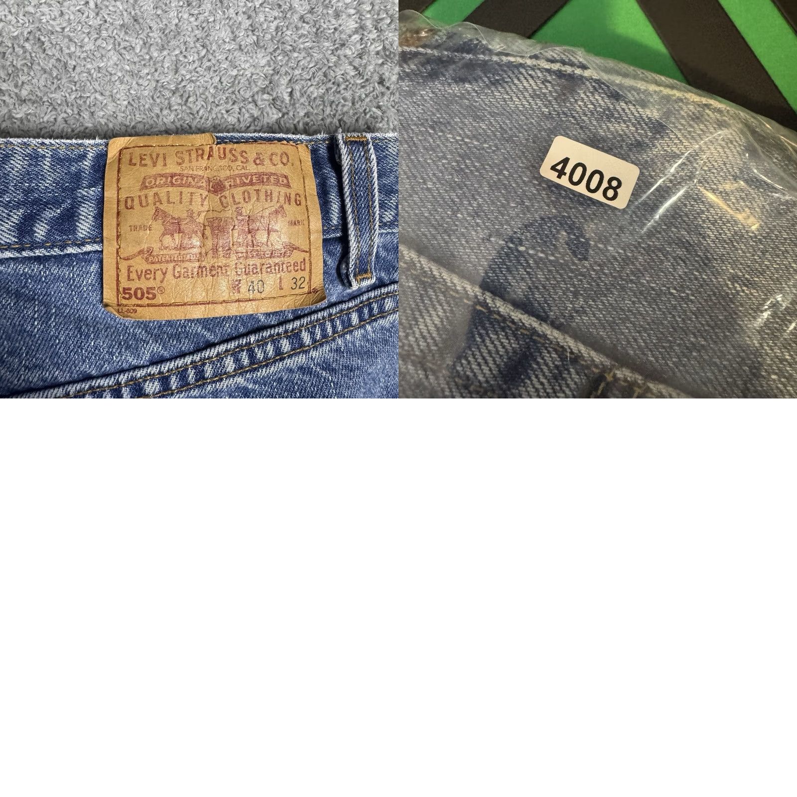 Levi's VINTAGE Levi's 505 Jeans Men 40x32 Regular Straight Denim Blue 80s 90s USA Cowboy Hipster Retro USA Mens Size US 40 / EU 56 - 9 Thumbnail
