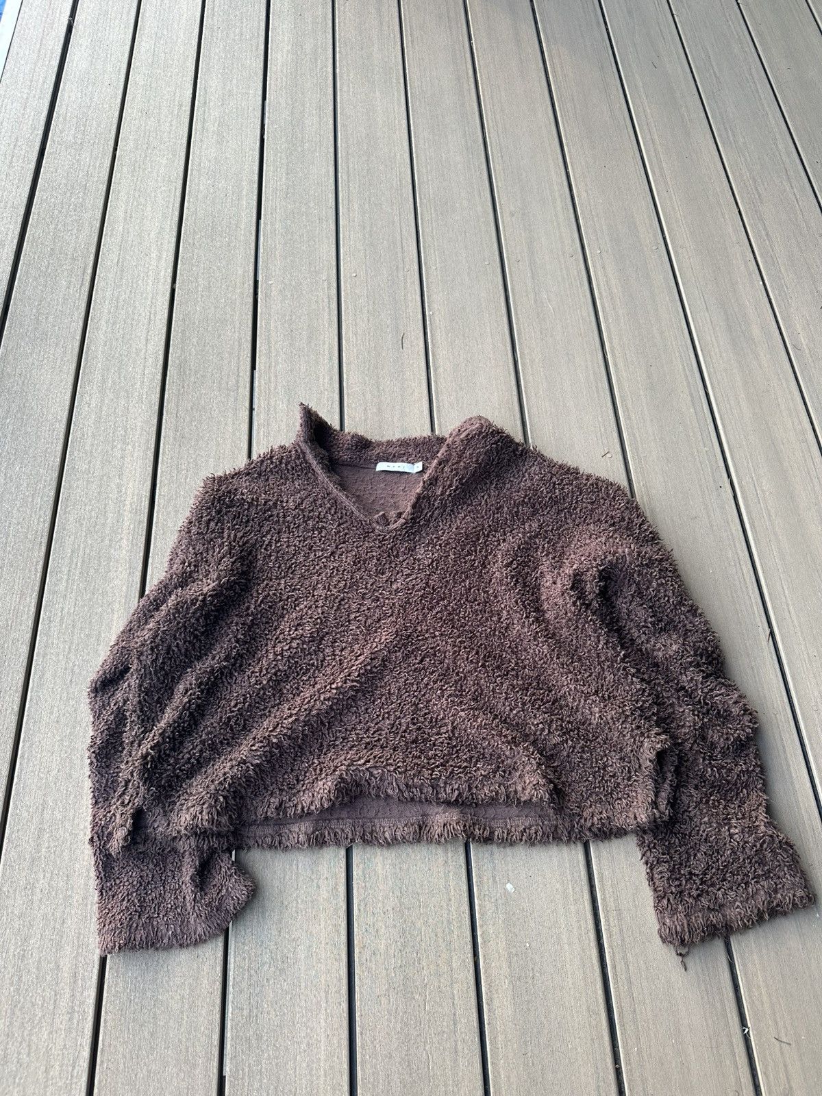 MNML mnml fur sweater brown Size US M / EU 48-50 / 2 - 1 Thumbnail