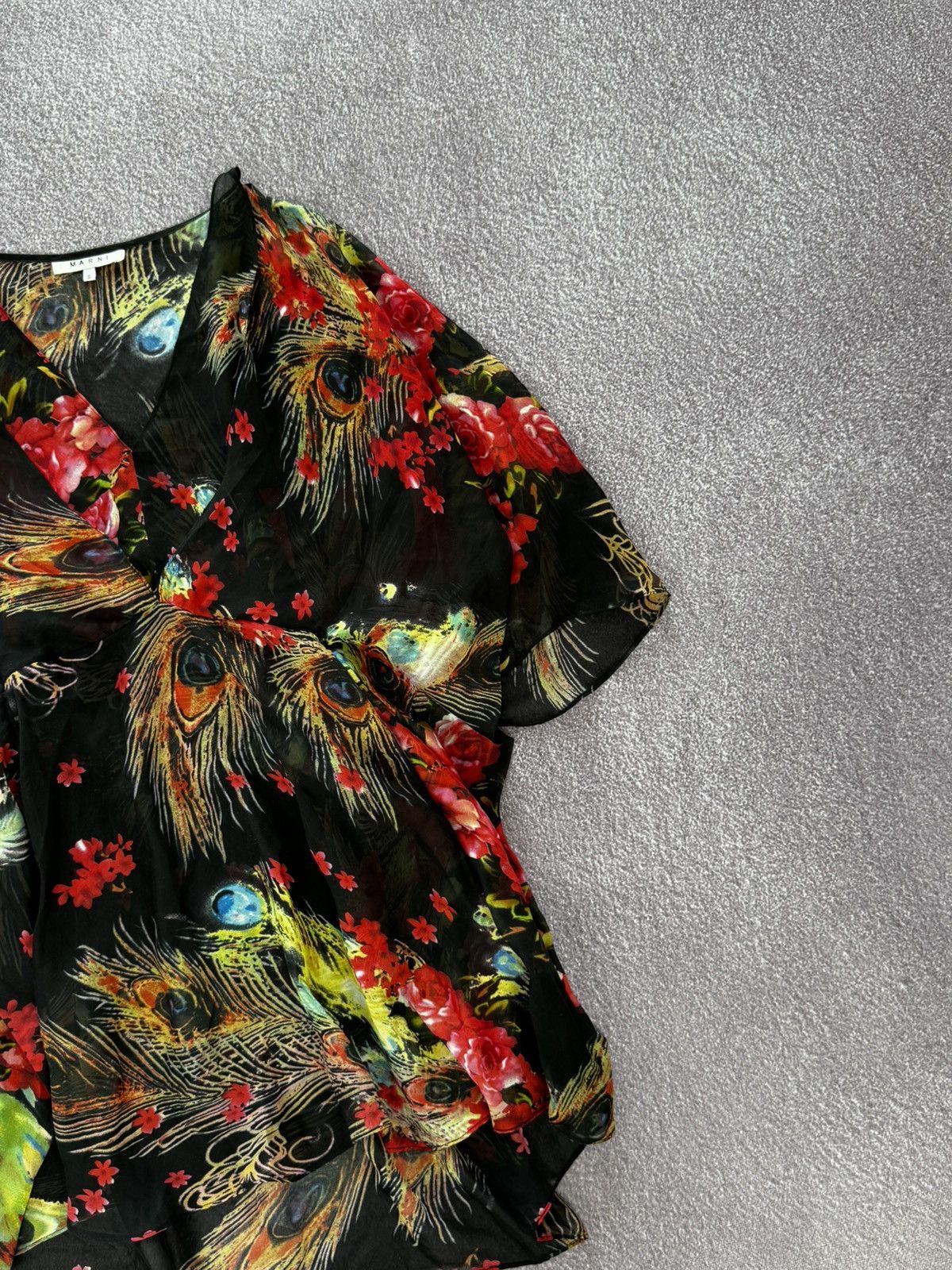 Marni Marni y2k 00s Avant Garde Coloured Blouse Size S / US 4 / IT 40 - 5 Thumbnail