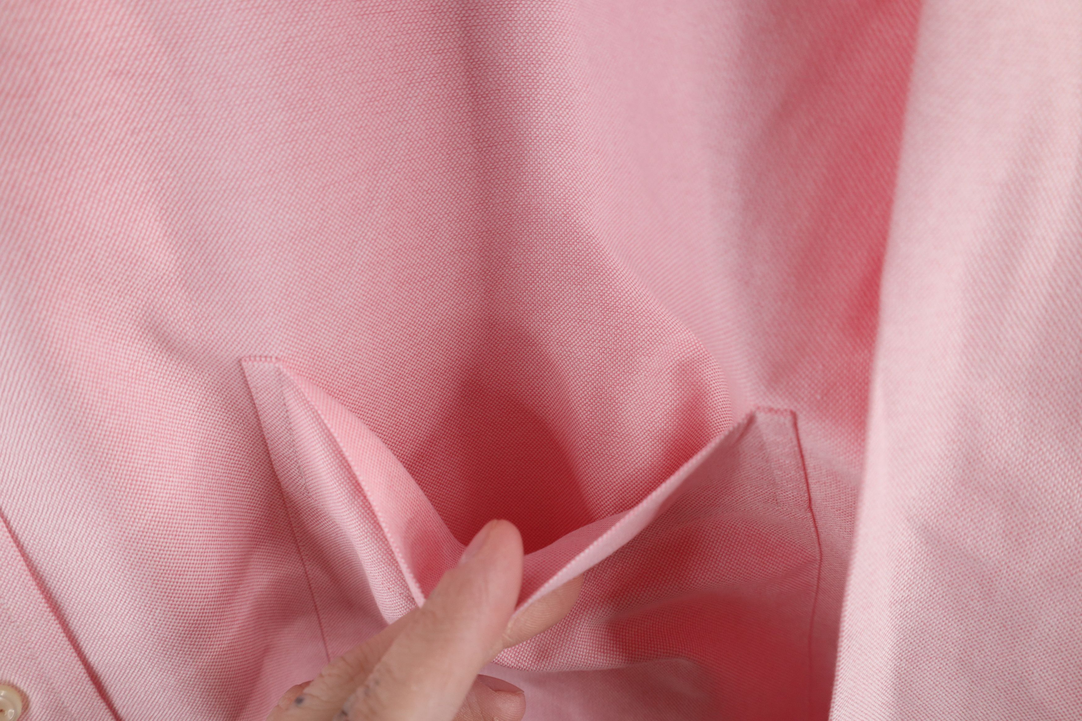 Ralph Lauren × Vintage Vintage 90s Ralph Lauren Oxford Button Down Shirt Pink Size US XXL / EU 58 / 5 - 5 Thumbnail