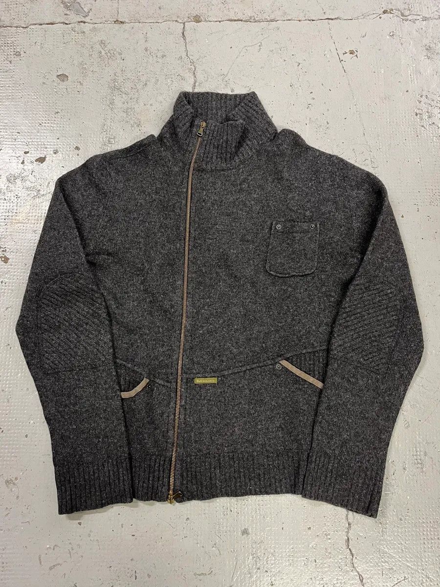 Dolce & Gabbana AW2003 Dolce & Gabbana Wool Asymmetrical Zip-Up Sweater Size US M / EU 48-50 / 2 - 4 Thumbnail