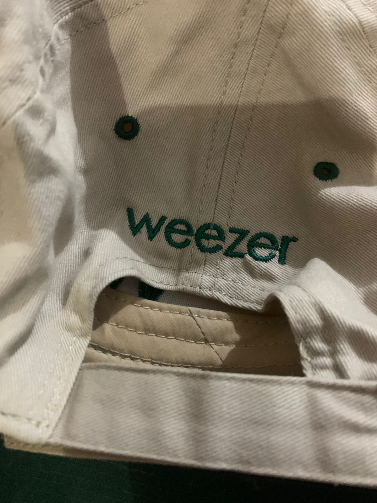Band Tees × Vintage Vintage 90s Weezer Classic Logo Cap Size ONE SIZE - 3 Thumbnail