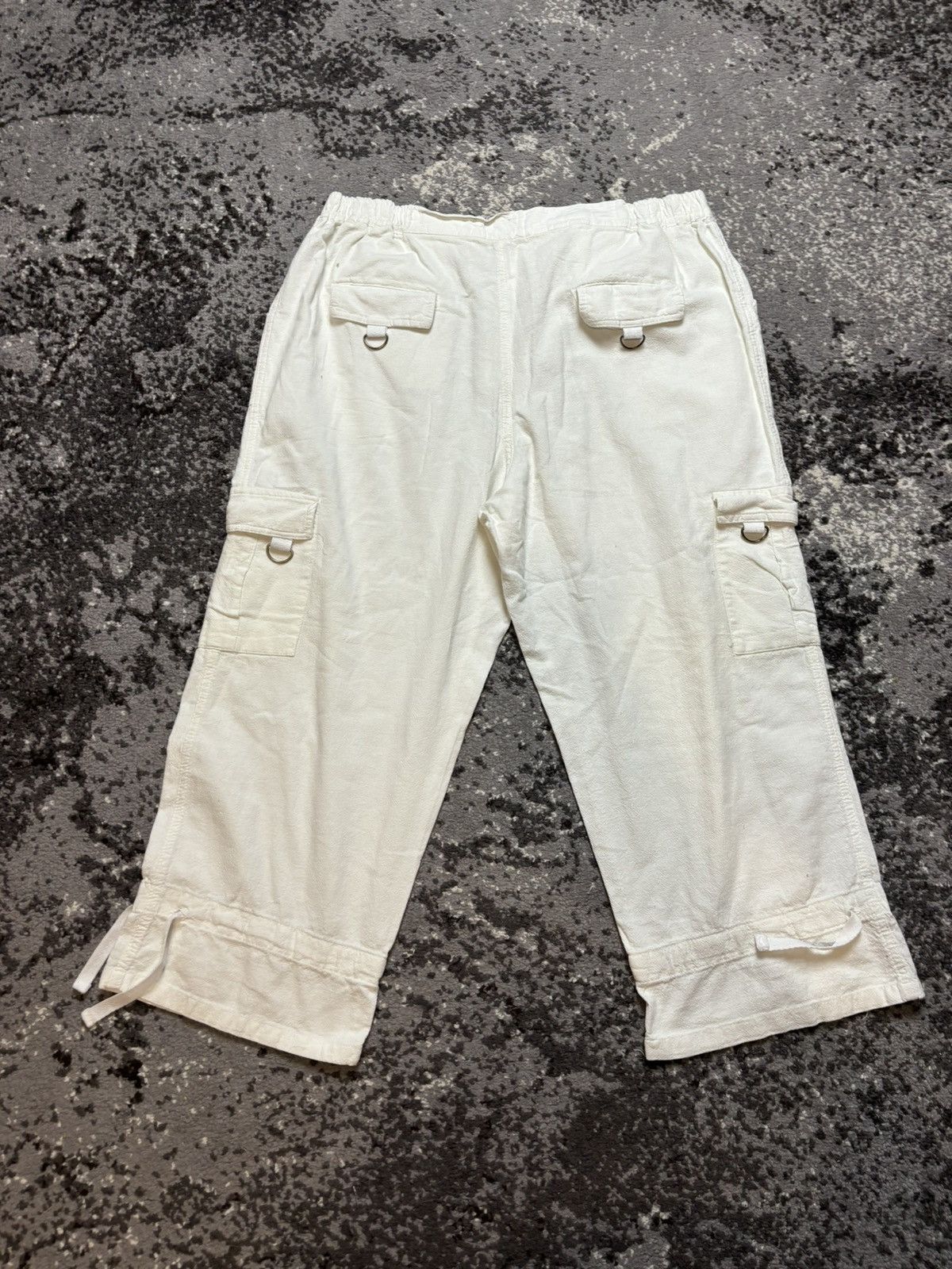 Japanese Brand × Vintage y2k japanese Blanc du Nil low waisted cargo capri Size 32" / US 10 / IT 46 - 10 Thumbnail