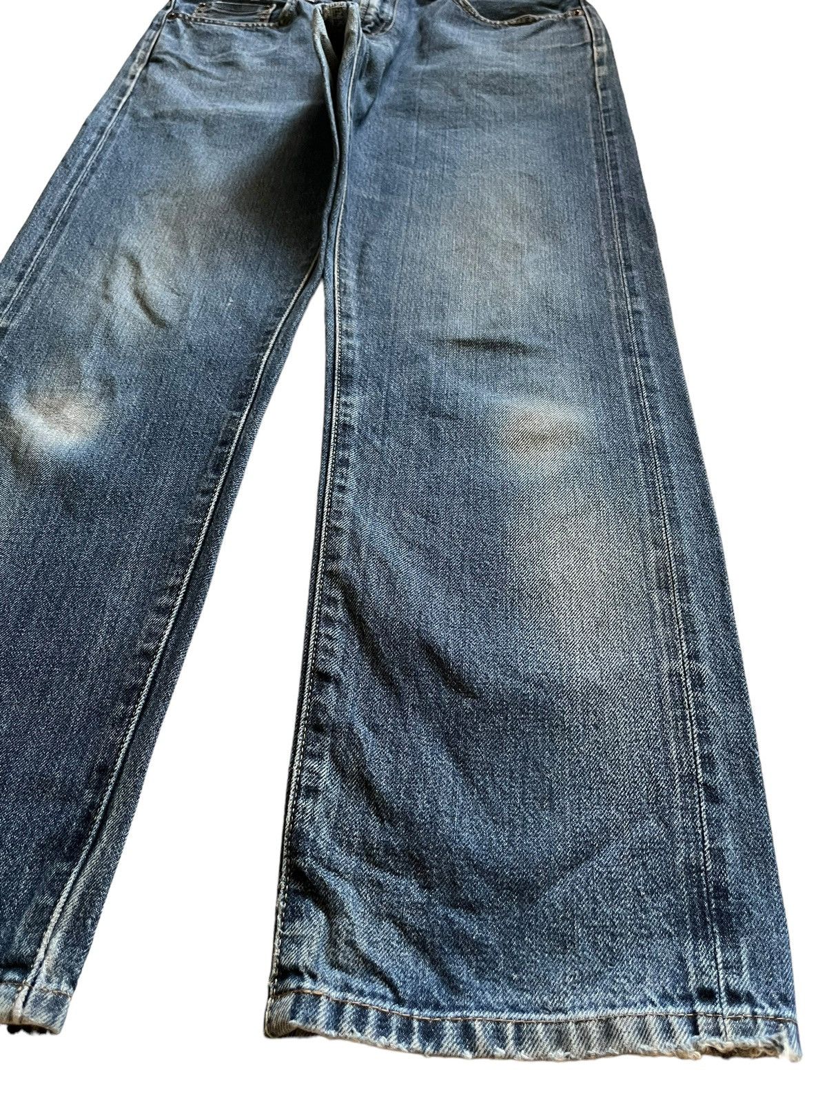 Japanese Brand × Uniqlo Vintage Japanese Uniqlo Selvedge Blue Denim Jeans Size US 32 / EU 48 - 8 Thumbnail
