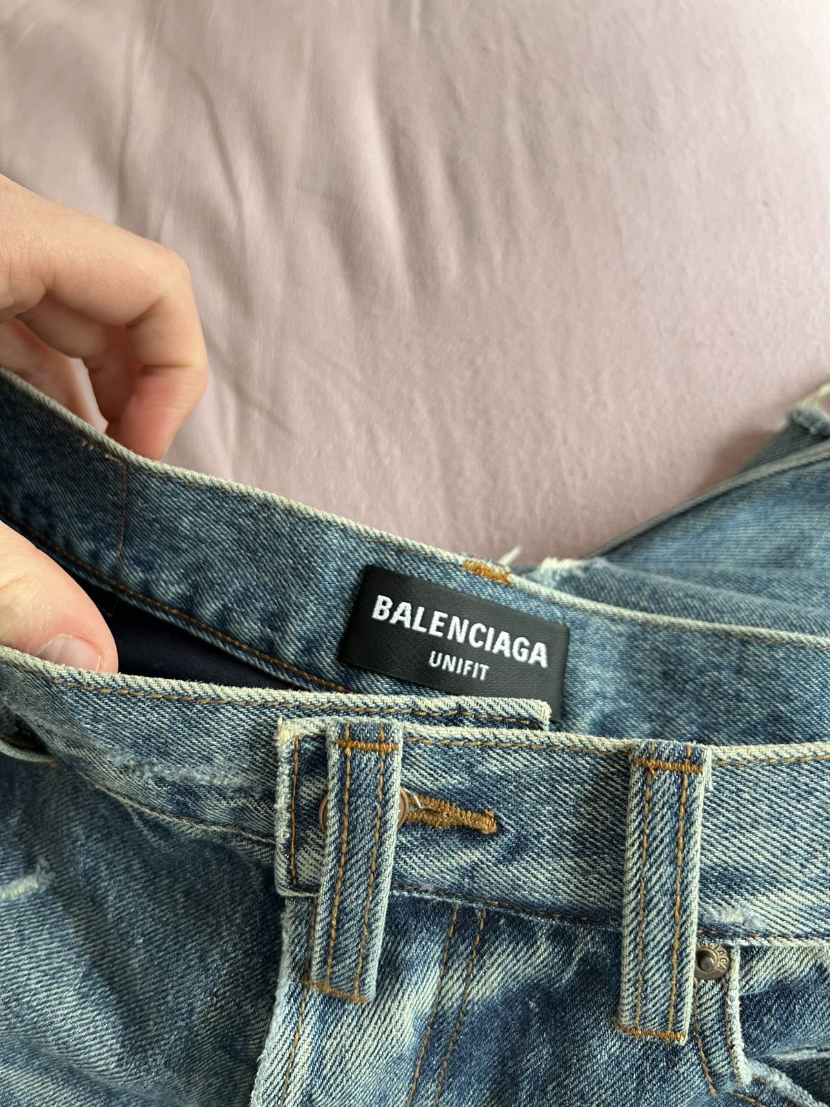 Balenciaga Balenciaga Fall 22 Destroyed Denim Size US 30 / EU 46 - 6 Thumbnail