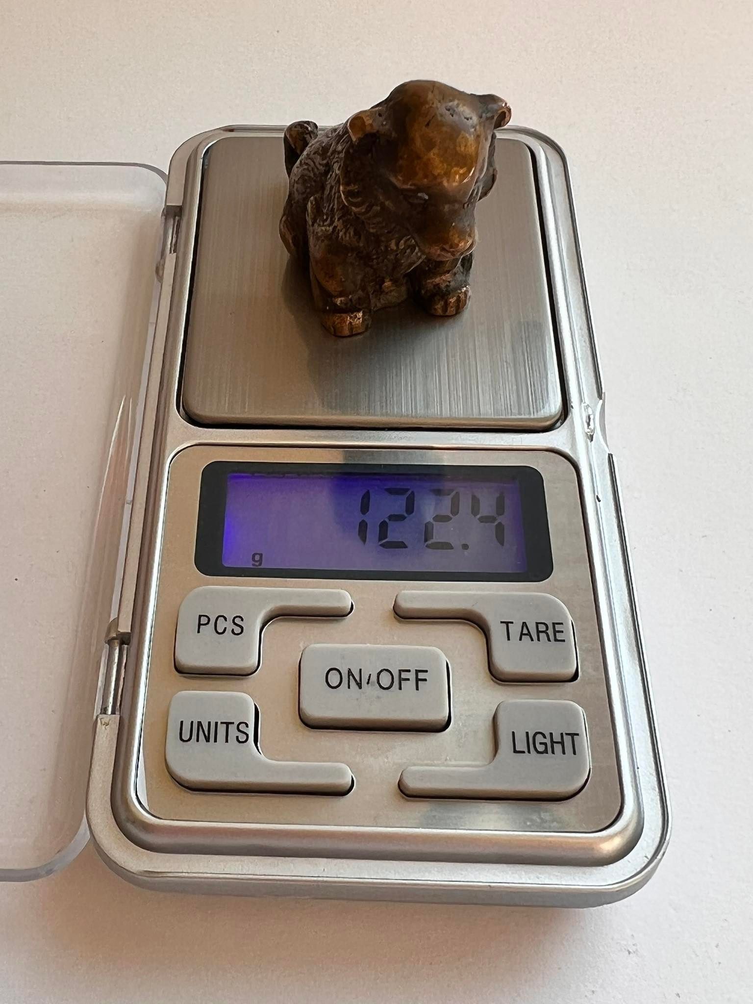 Vintage Miniature Antique Bronze Brass Figure Statue Dog Collectible Size ONE SIZE - 6 Thumbnail