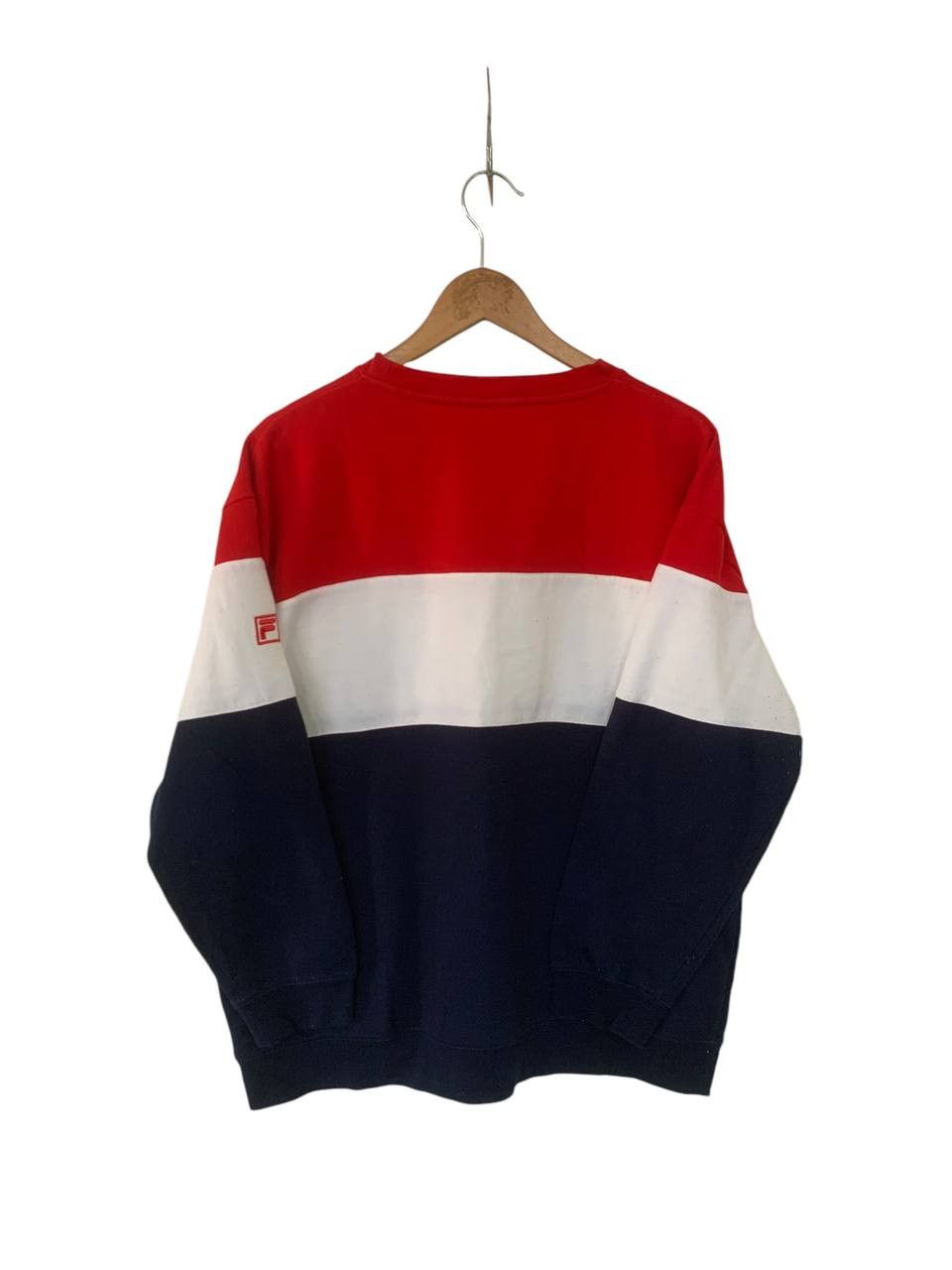 Fila Vintage Fila Three Stripe Sweatshirt Large Size US L / EU 52-54 / 3 - 3 Thumbnail