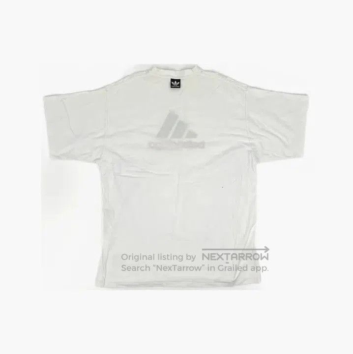 Balenciaga Balenciaga x adidas Logo Embroidered Short Sleeve T. Size US L / EU 52-54 / 3 - 3 Thumbnail