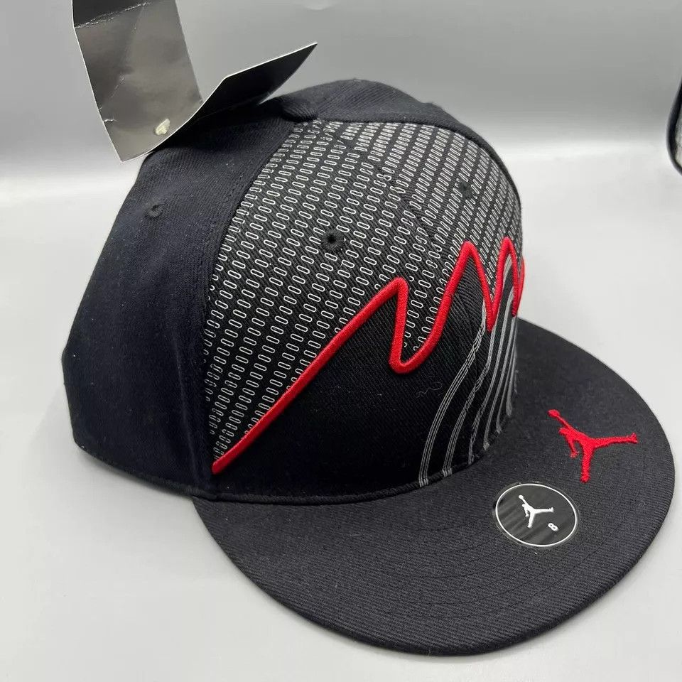 Jordan Brand Air Jordan Hat Men 8 Black AF1 Jumpman Fitted Cap New Size ONE SIZE - 3 Thumbnail