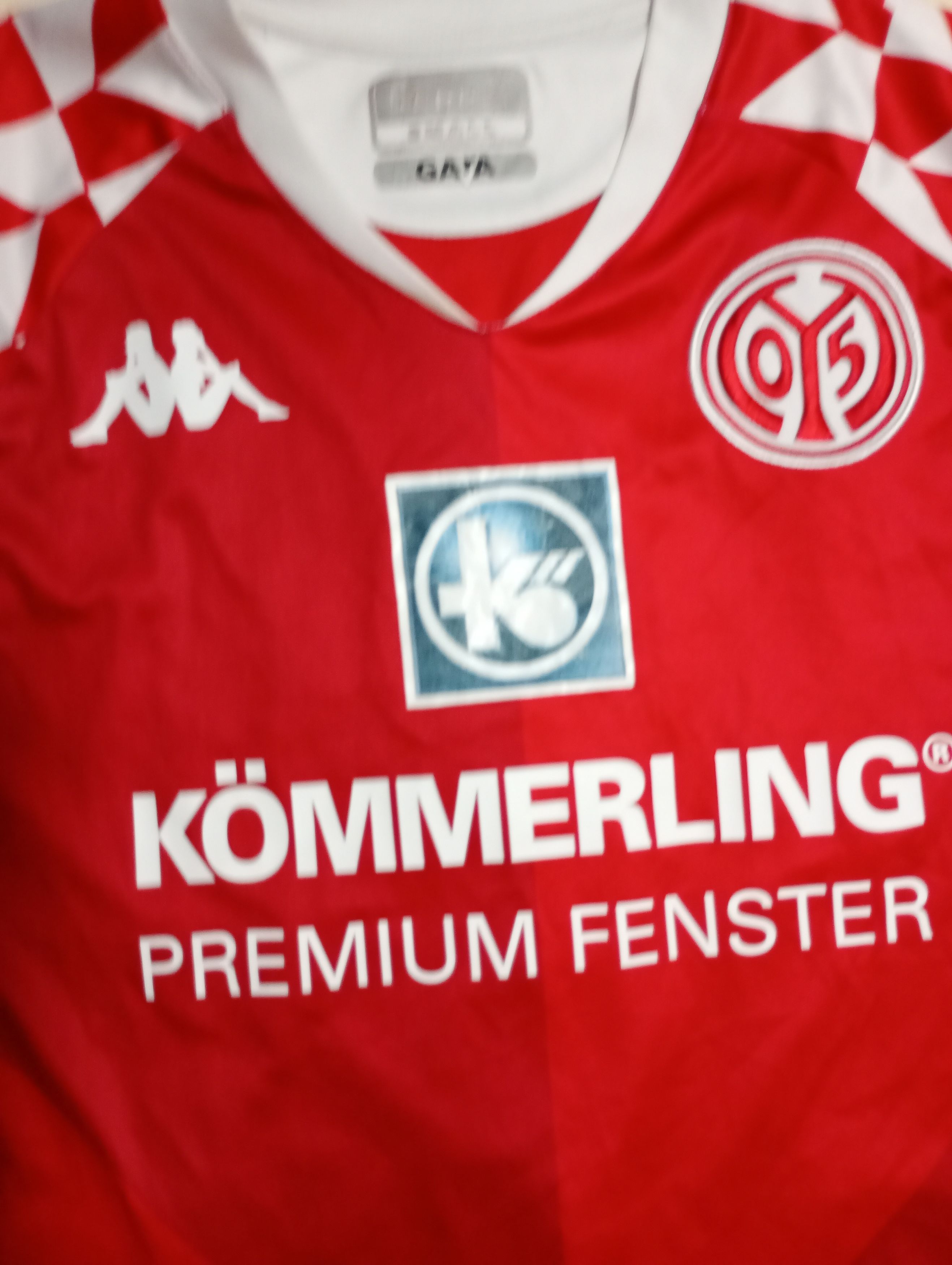 Kappa FSV Mainz 05 Kappa Jersey #26 Nebel 2020-2021 Size US S / EU 44-46 / 1 - 7 Thumbnail