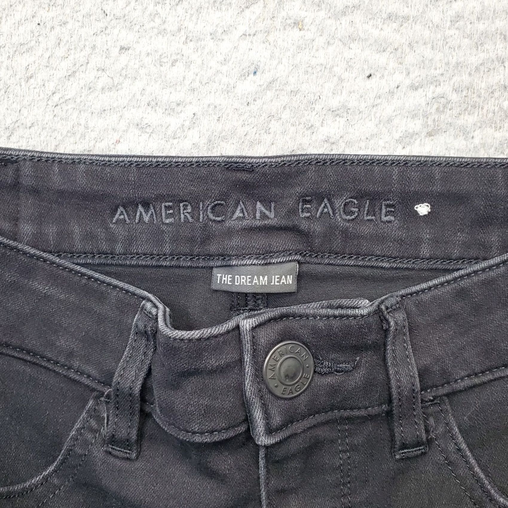 American Eagle Outfitters American Eagle Outfitters Jegging Jeans Women 4 Black Denim Hi Rise Regular Fit Size 4 Women Size 27" / US 4 / IT 40 - 7 Thumbnail