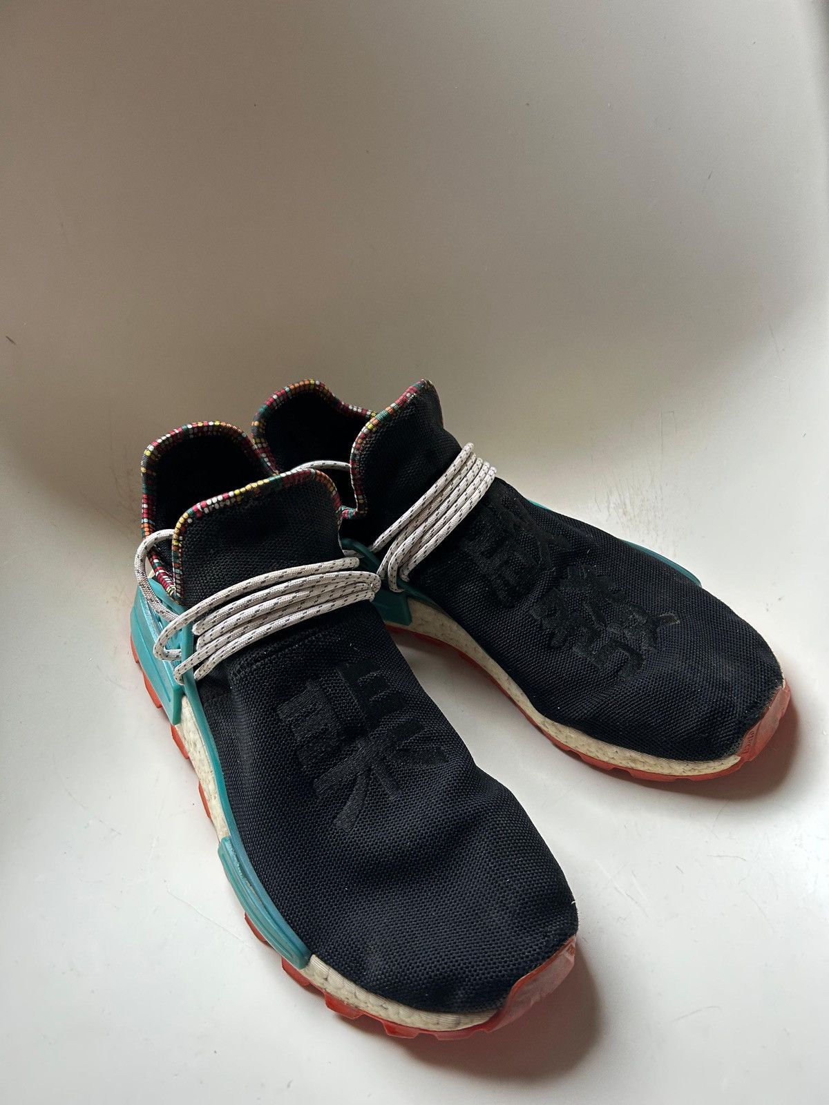 Adidas × Pharrell Adidas x Pharrell Human Race NMDs Size US 12 / EU 45 - 1 Thumbnail