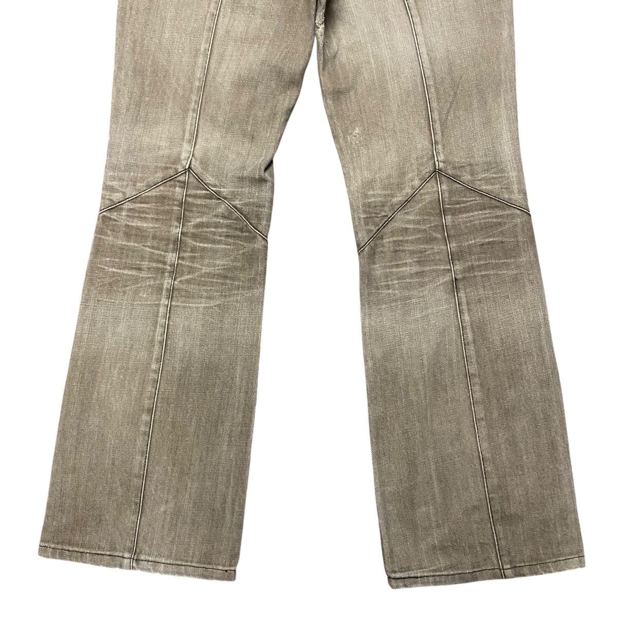 Nicole Club NCFM Fleur Brown Denim Flare Jeans Snake skin Size US 33 - 12 Thumbnail